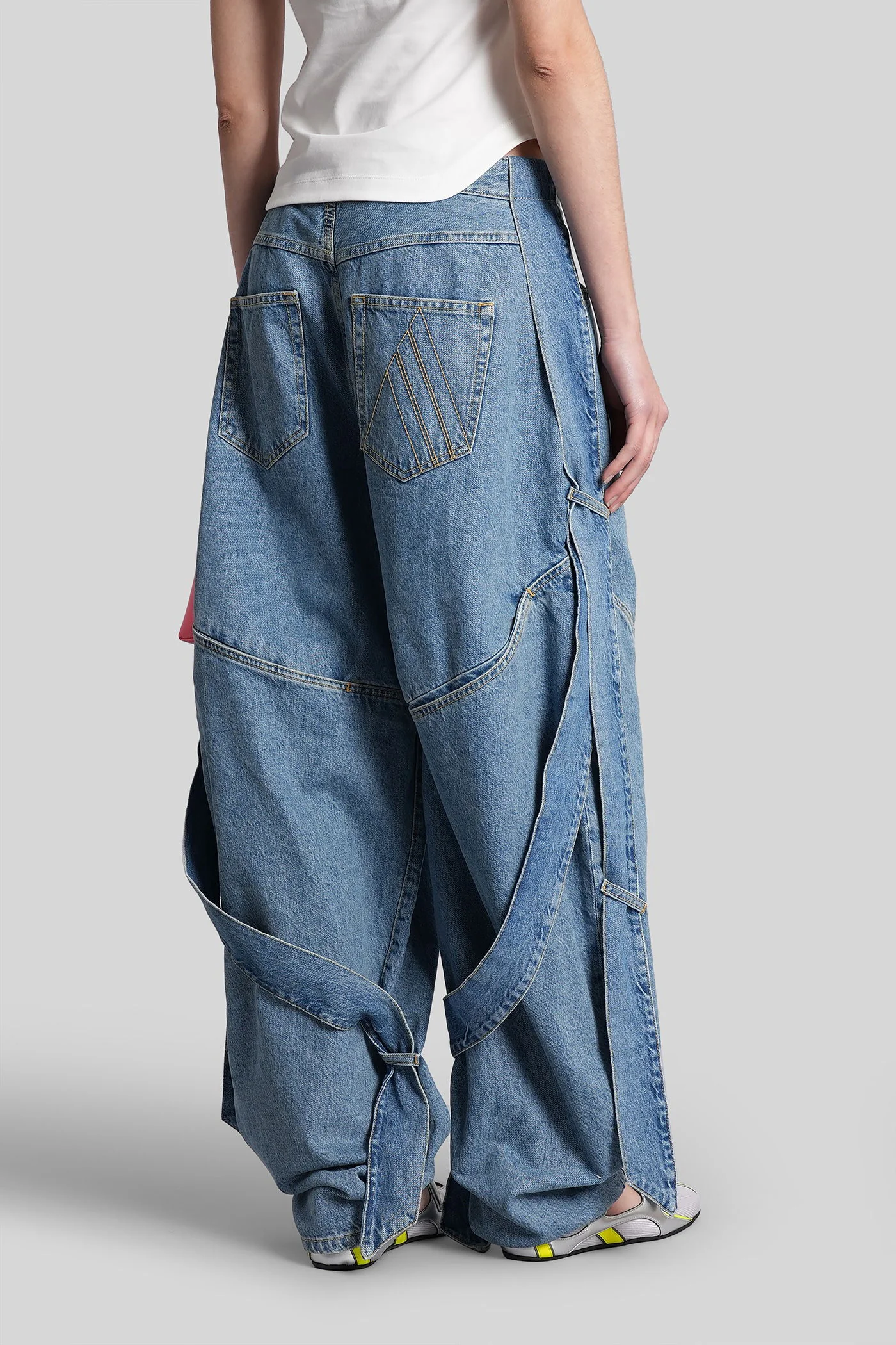 Jeans in blue cotton - Image 3