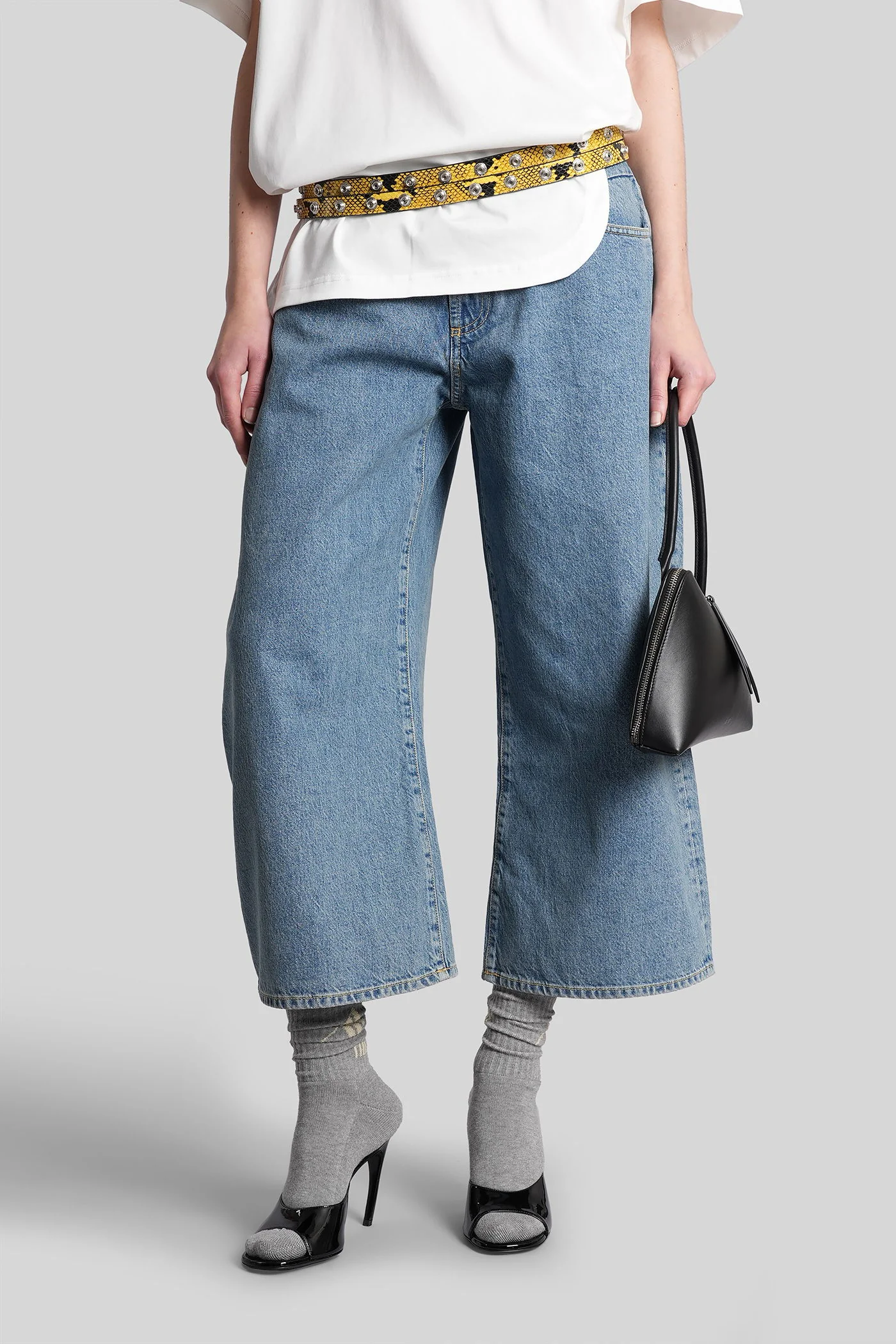 Jeans in blue cotton