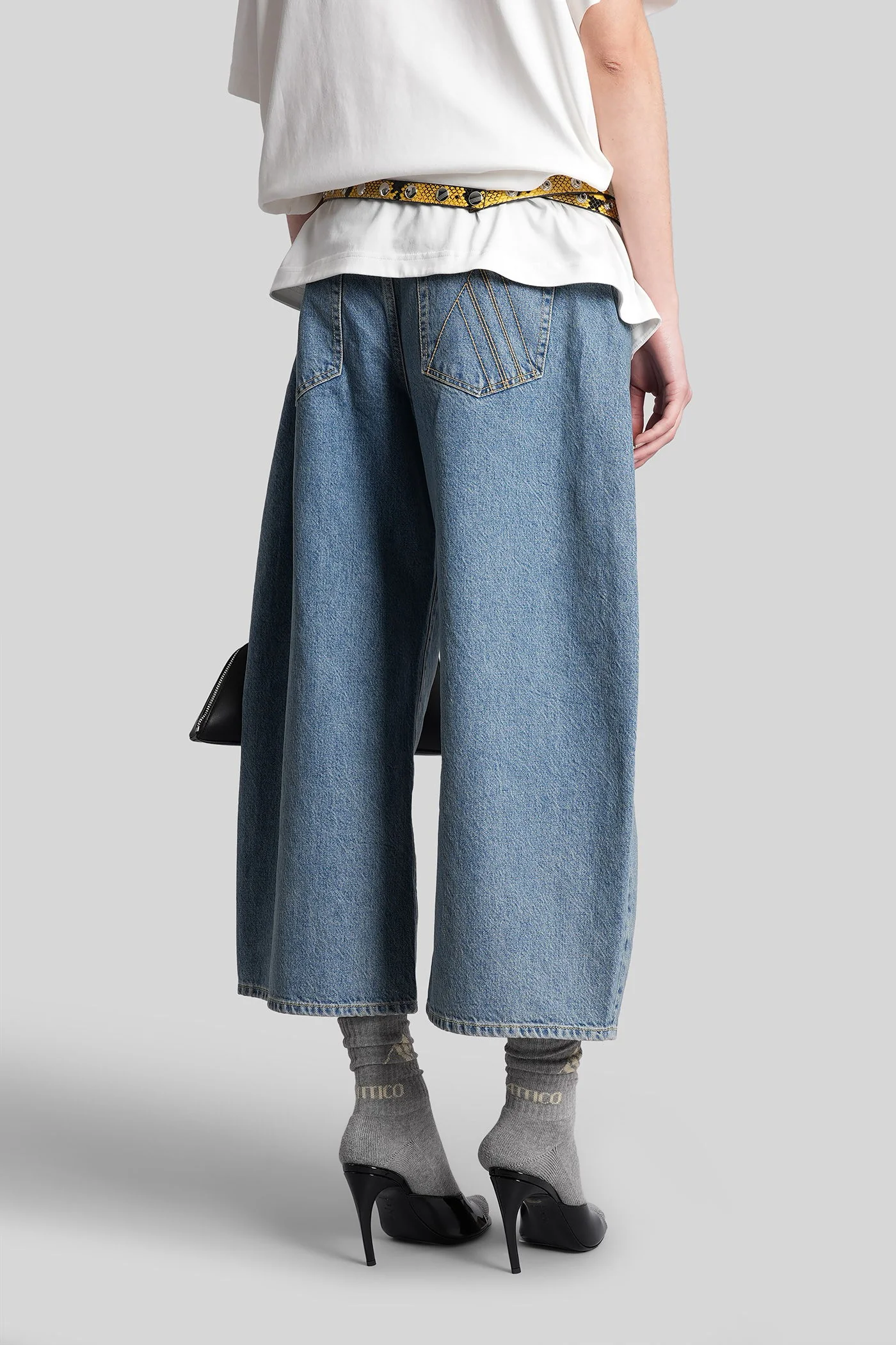 Jeans in blue cotton - Image 3