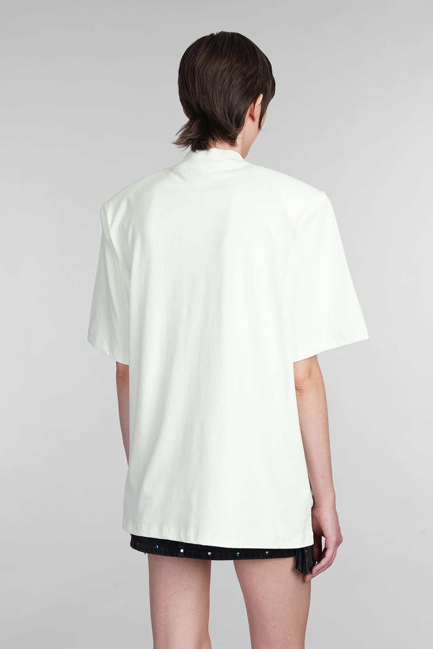 Kilie T-Shirt in green cotton - Image 3