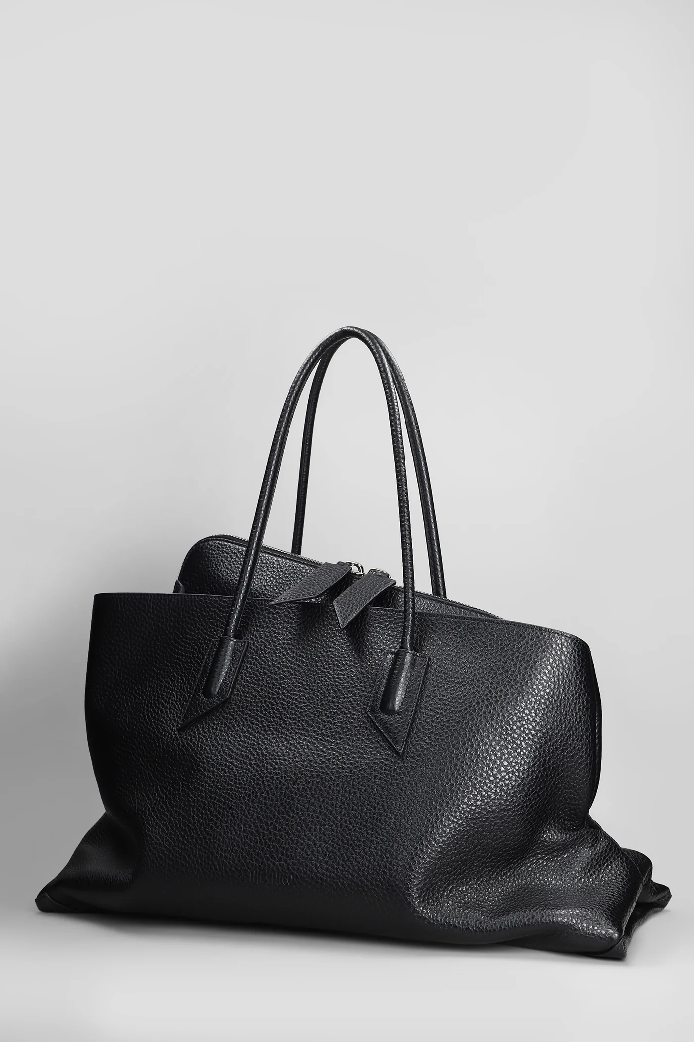 La passeggiata Shoulder bag in black leather - Image 2