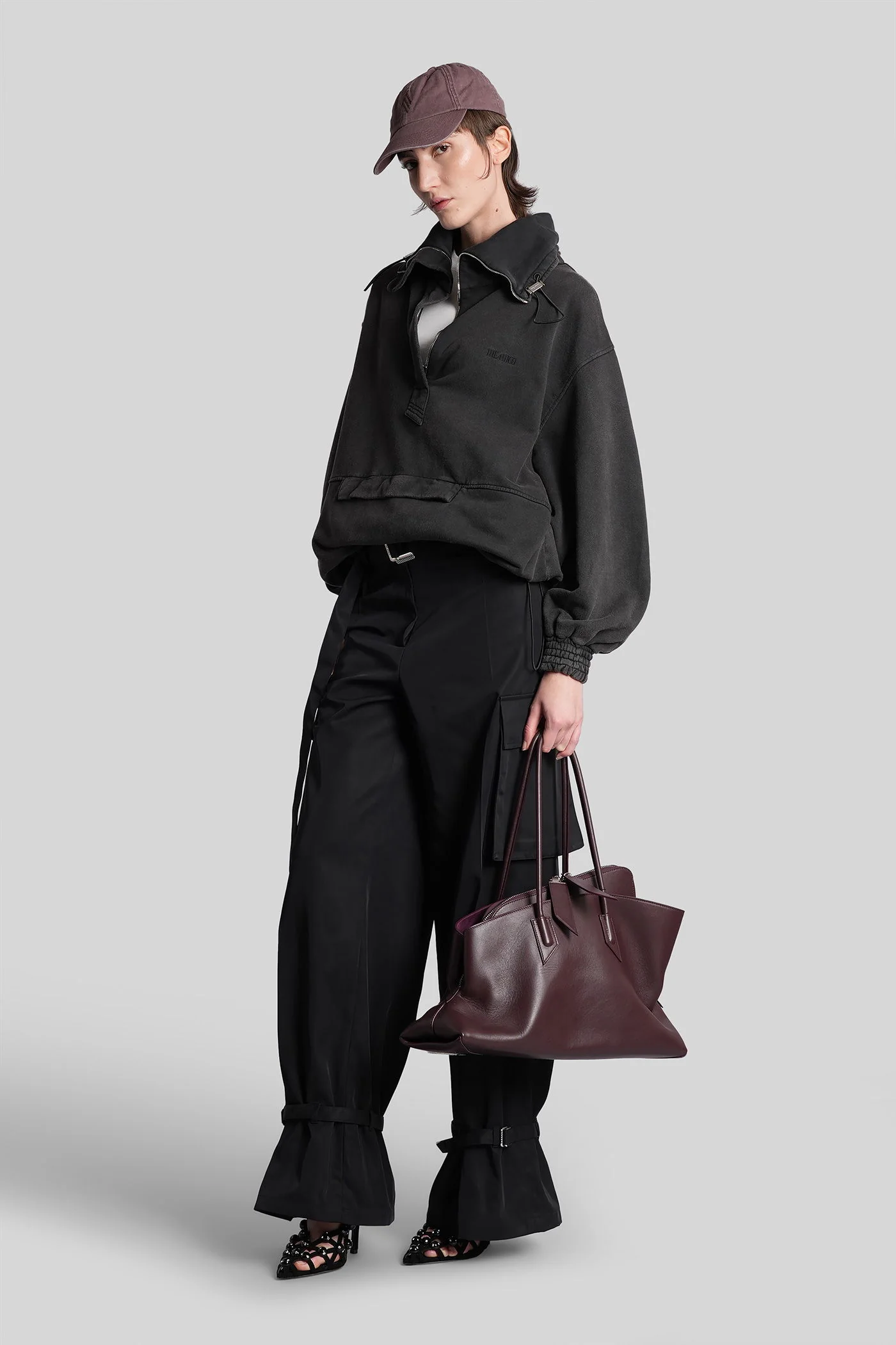 Pants in black polyester - Image 7