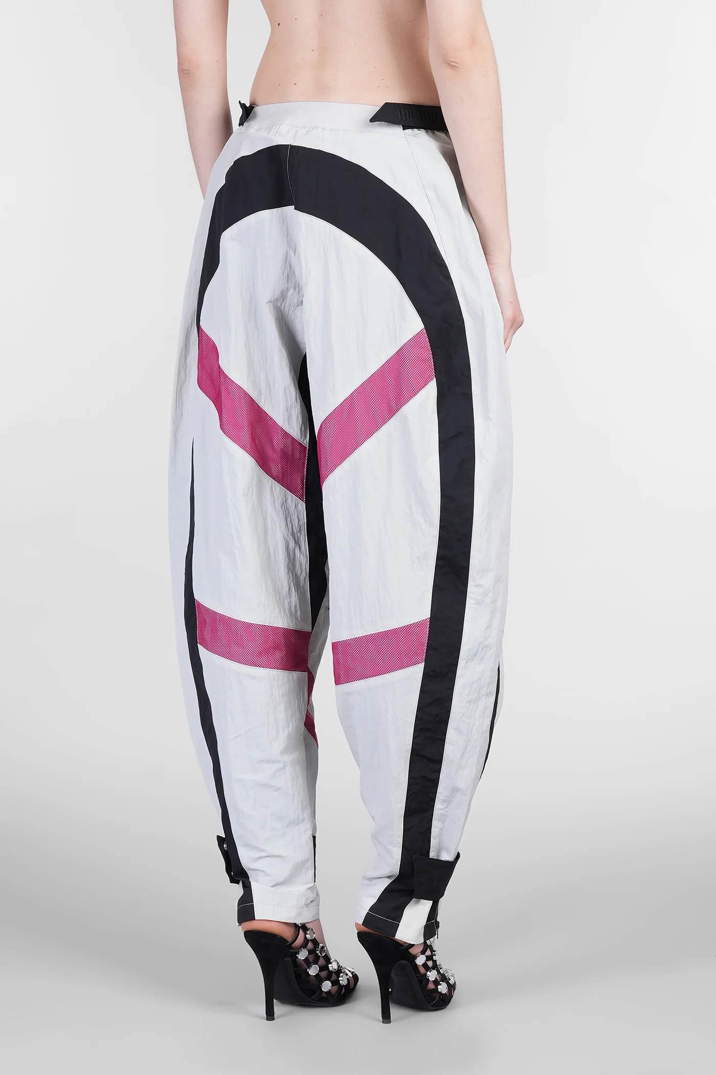 Pants in grey polyamide - Image 13