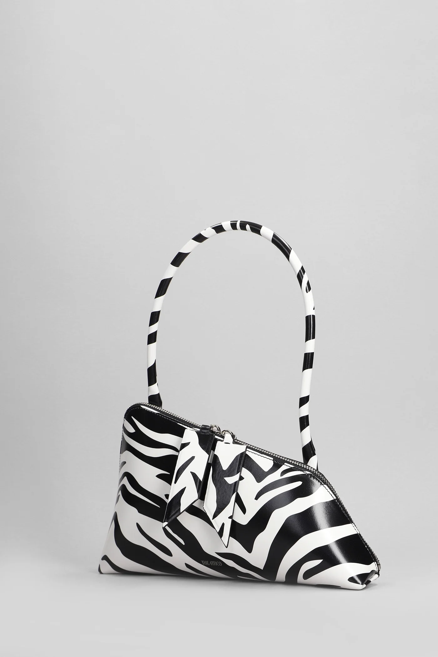 Sunrise Shoulder bag in white leather - Image 2