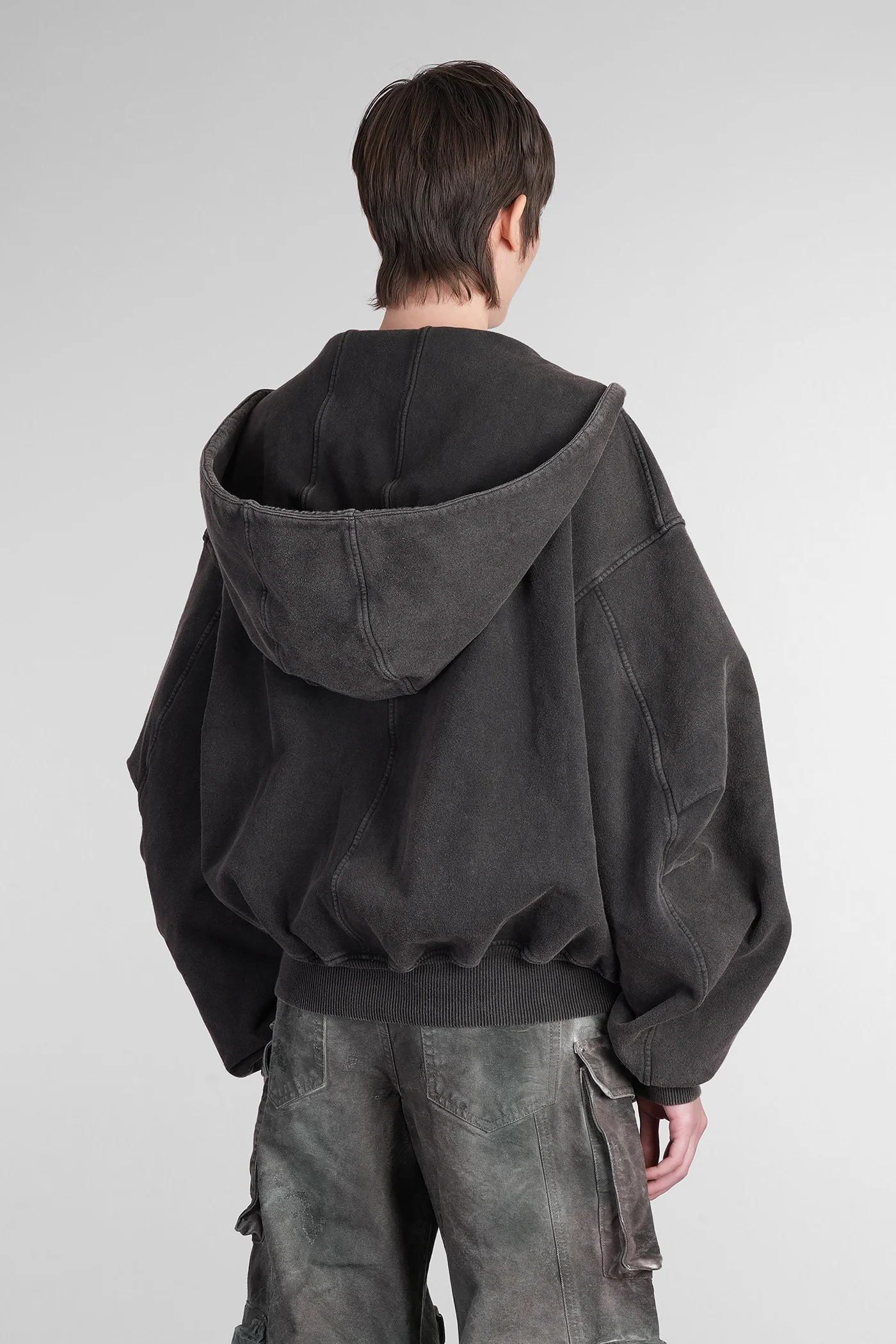 Sweatshirt in grey cotton - Image 3