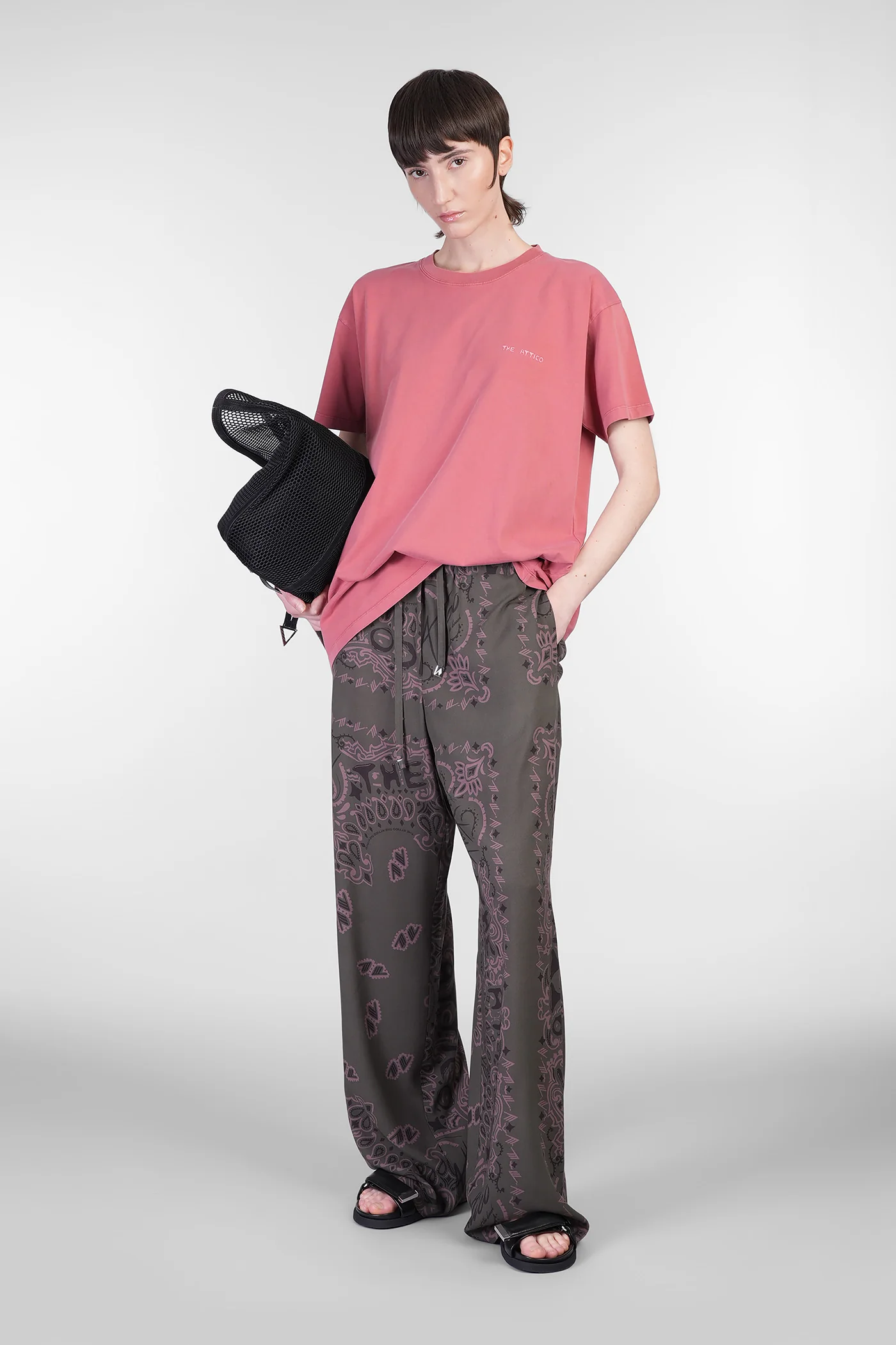 T-Shirt in rose-pink cotton - Image 2