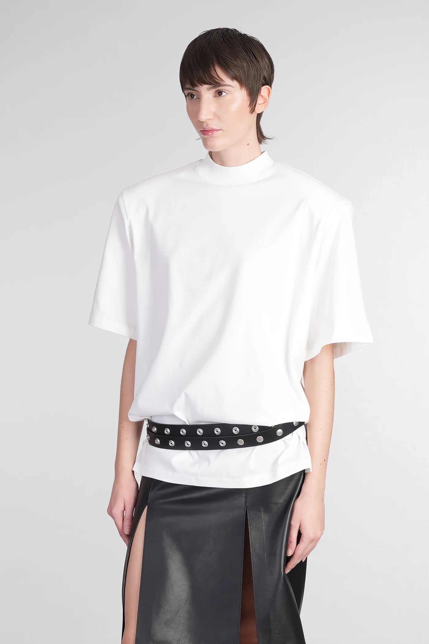 T-Shirt in white cotton - Image 4