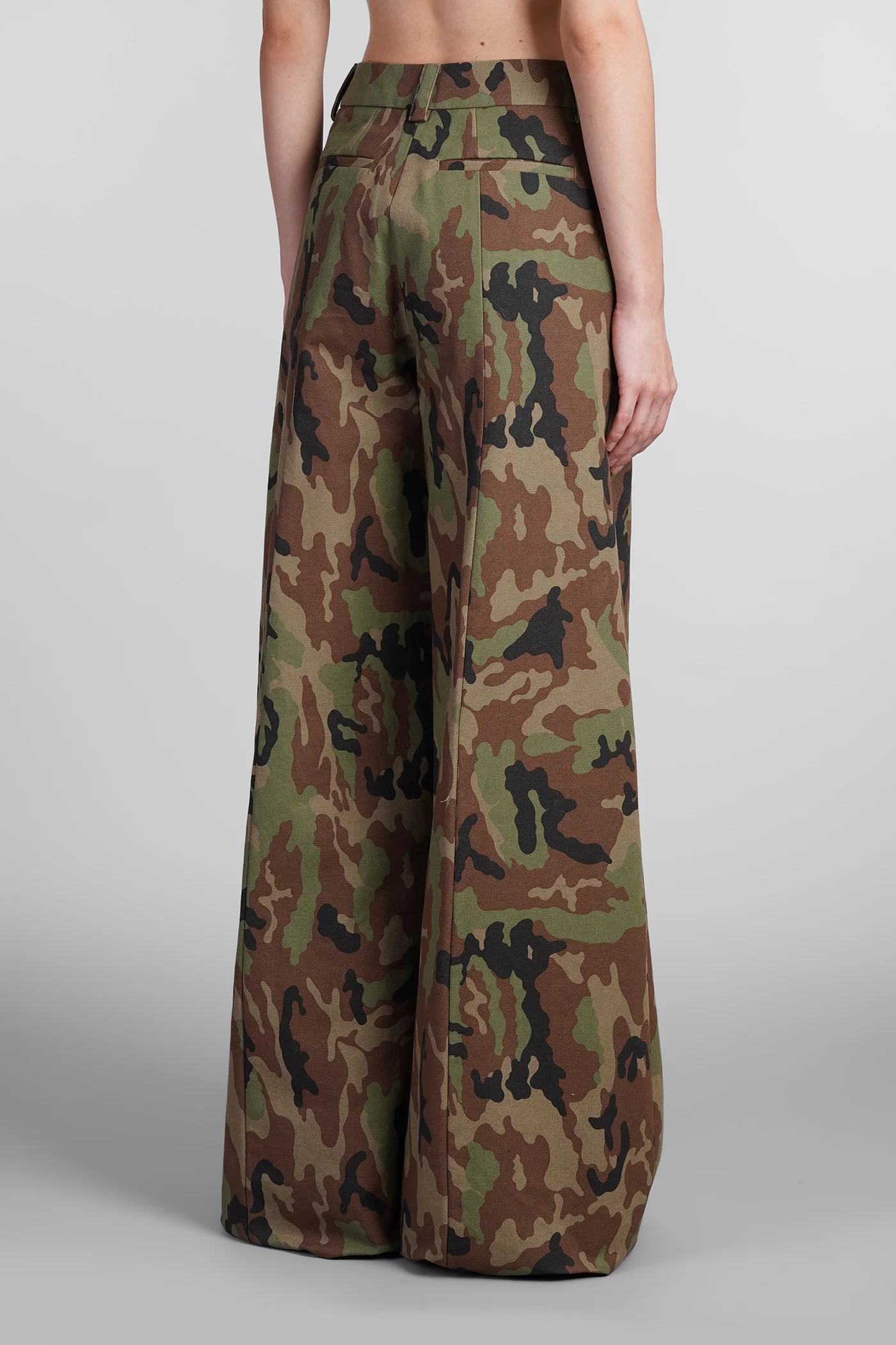 Alma Pants in camouflage cotton - Image 3