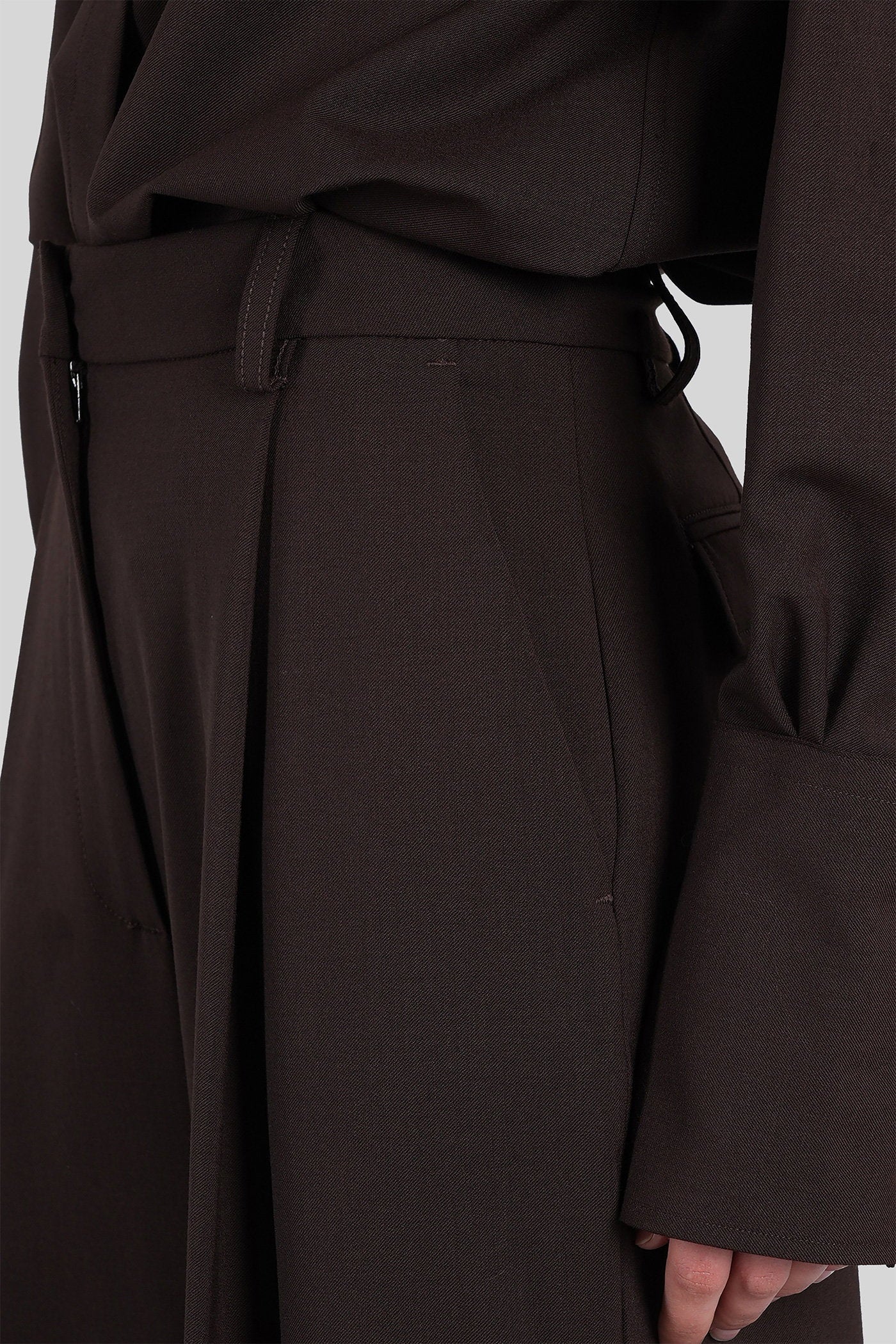 C axel 3104 Pants in brown polyester - Image 5