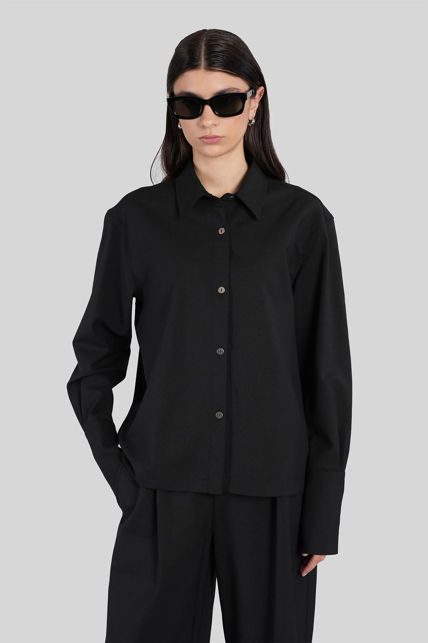 Codie 4006 Shirt in black wool