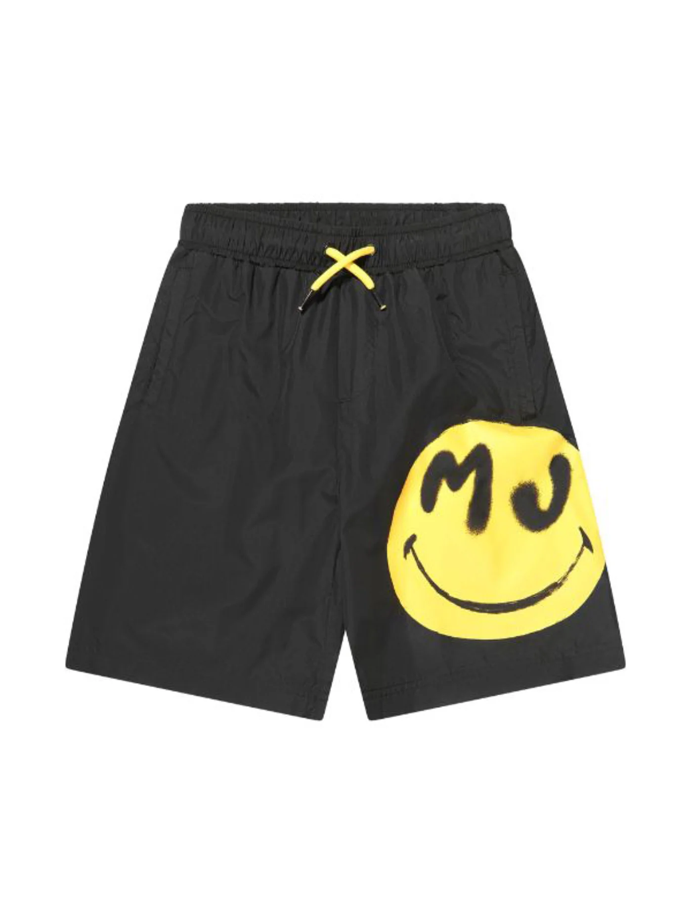 Beachwear in black polyester