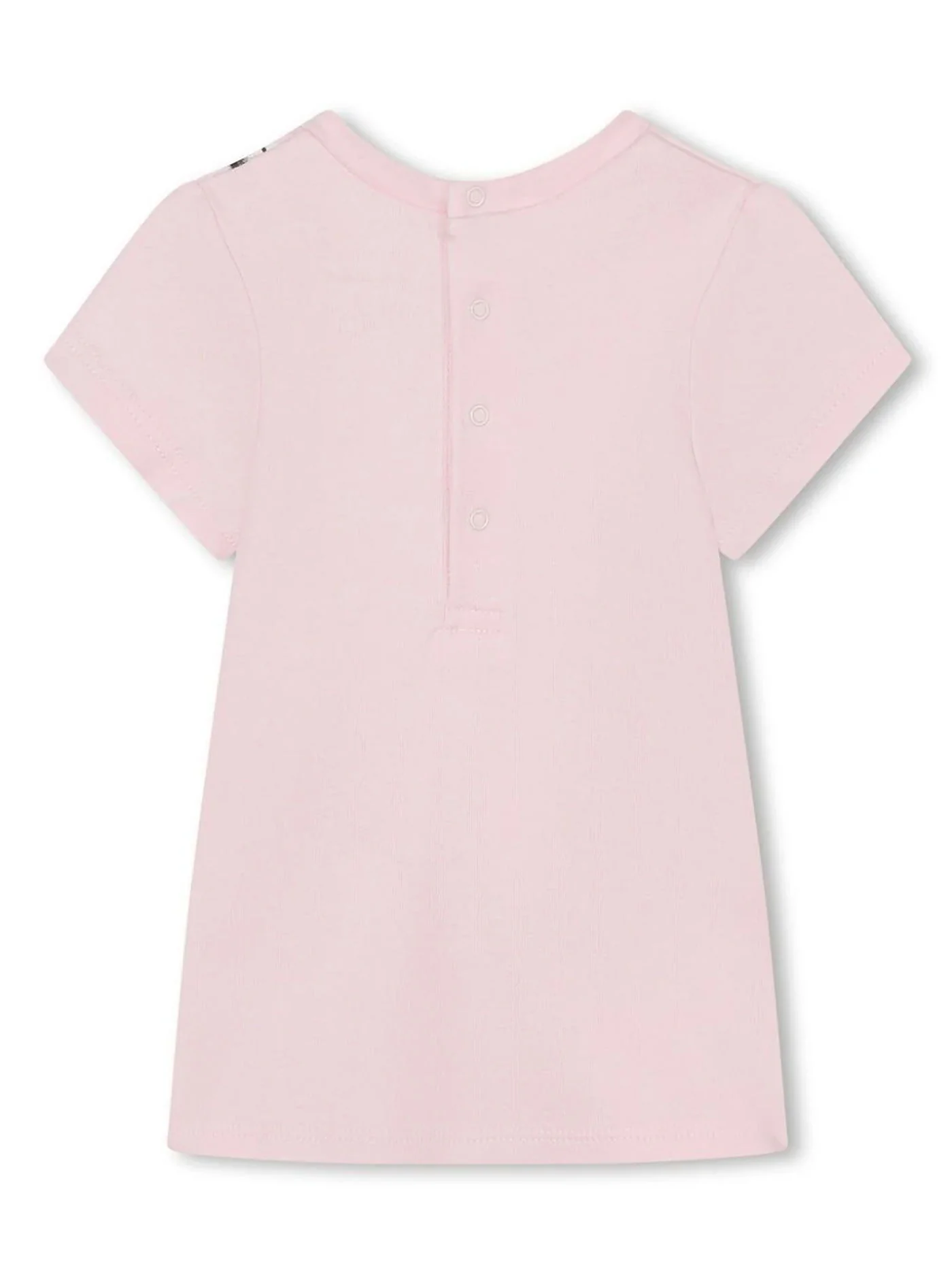 Dress woman  in rose-pink cotton - Image 2