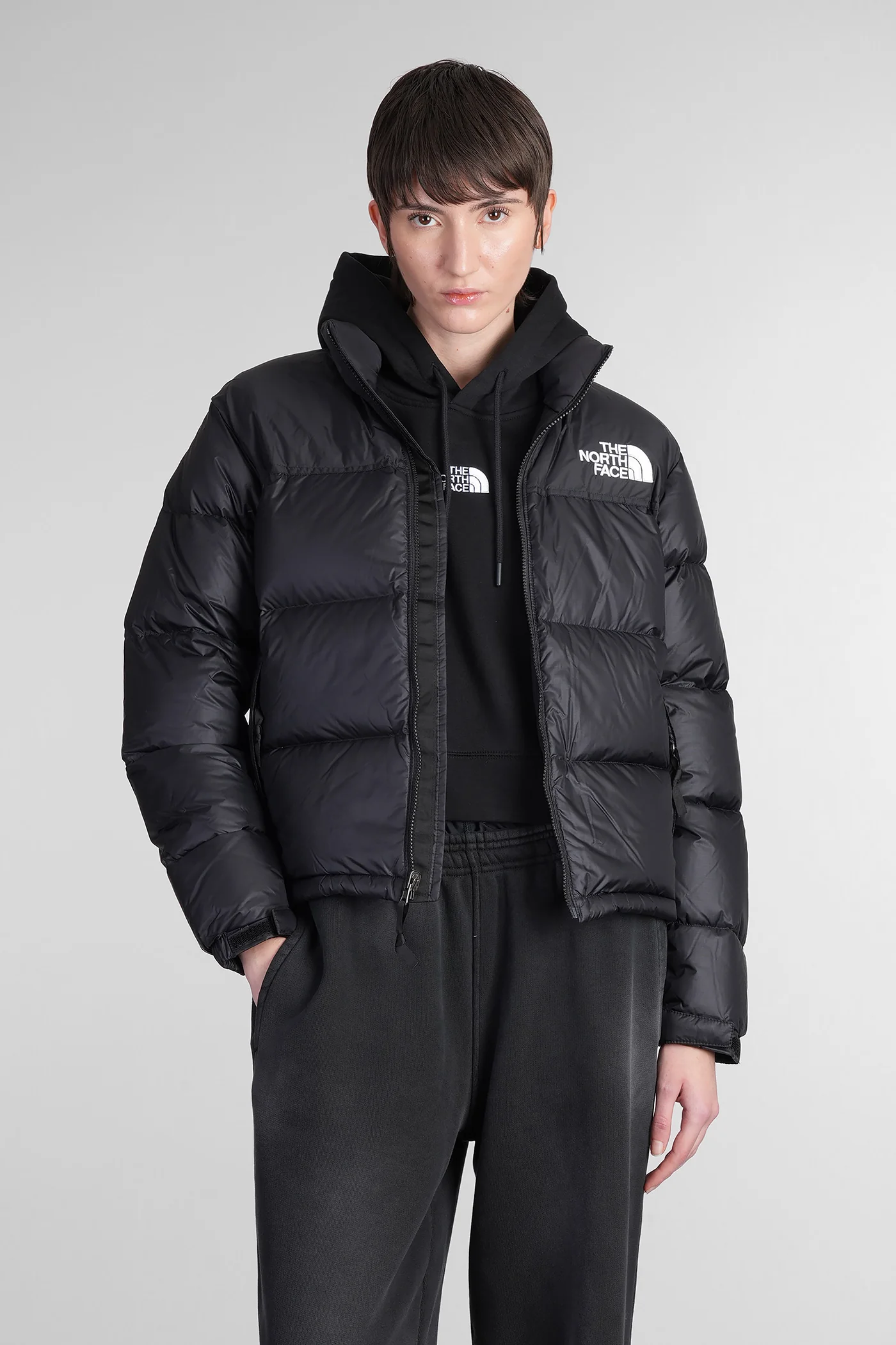 96 Retro Nuptse puffer in black polyamide