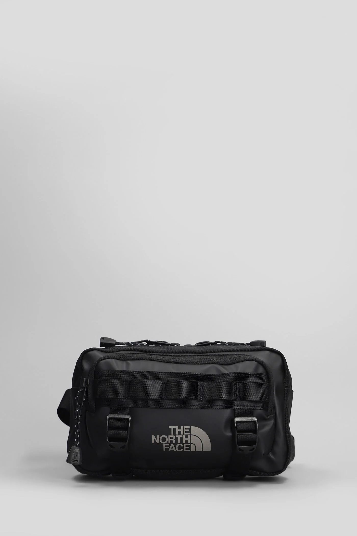 Base Camp Lumbar Waist Bag in black polyester