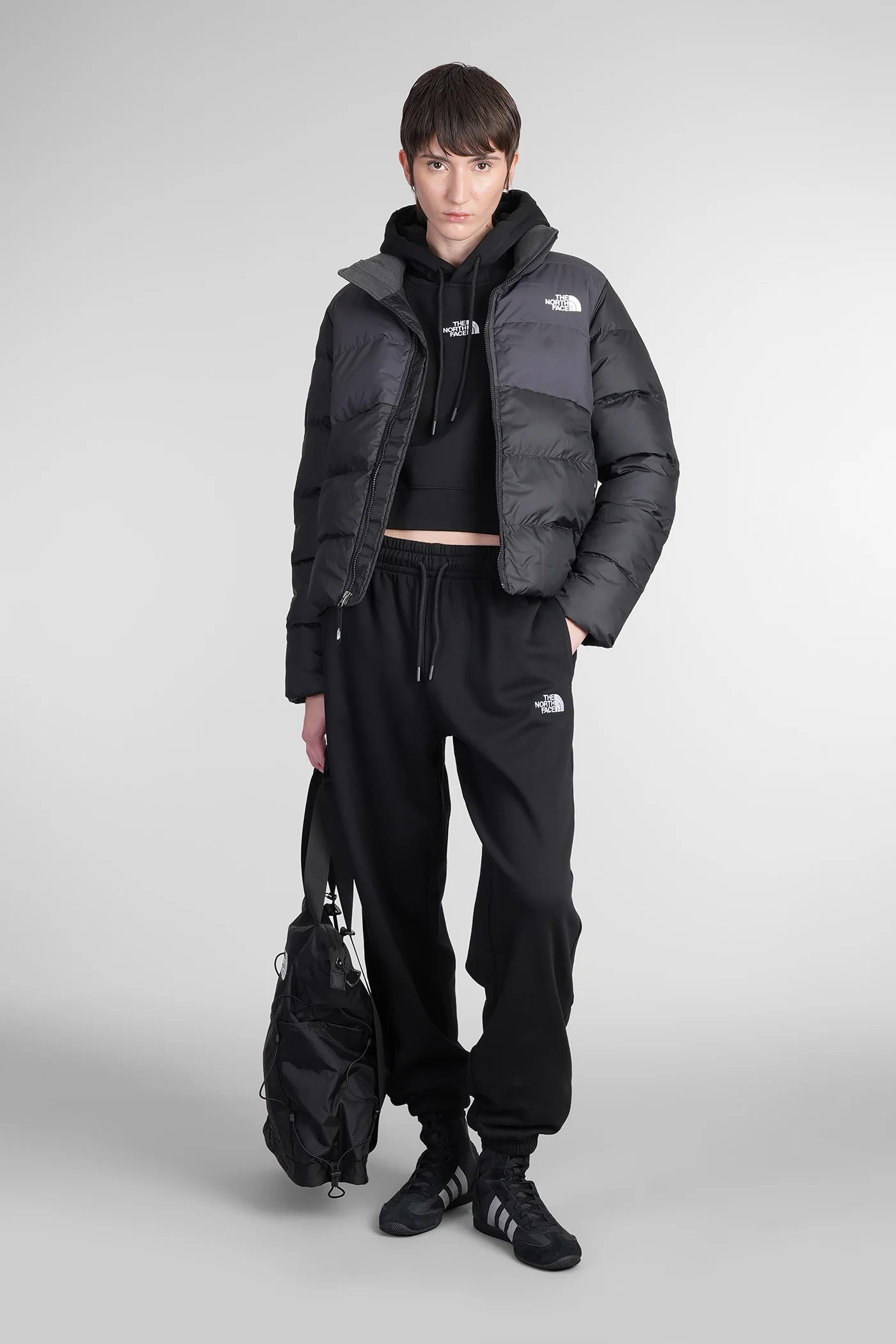 Essential Jogger Pants in black cotton - Image 2