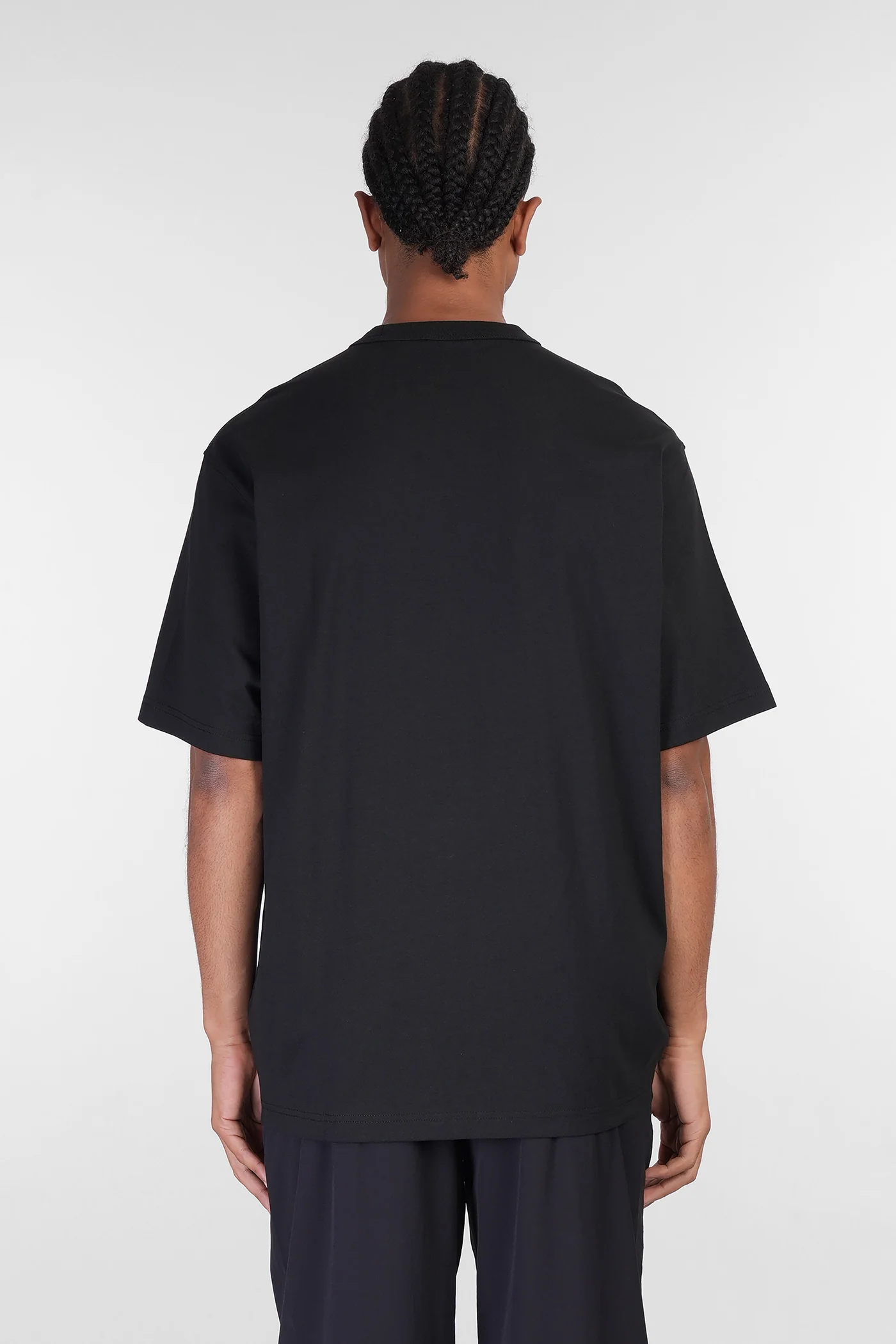 SS Dome Relaxed Tee T-Shirt in black cotton - Image 3