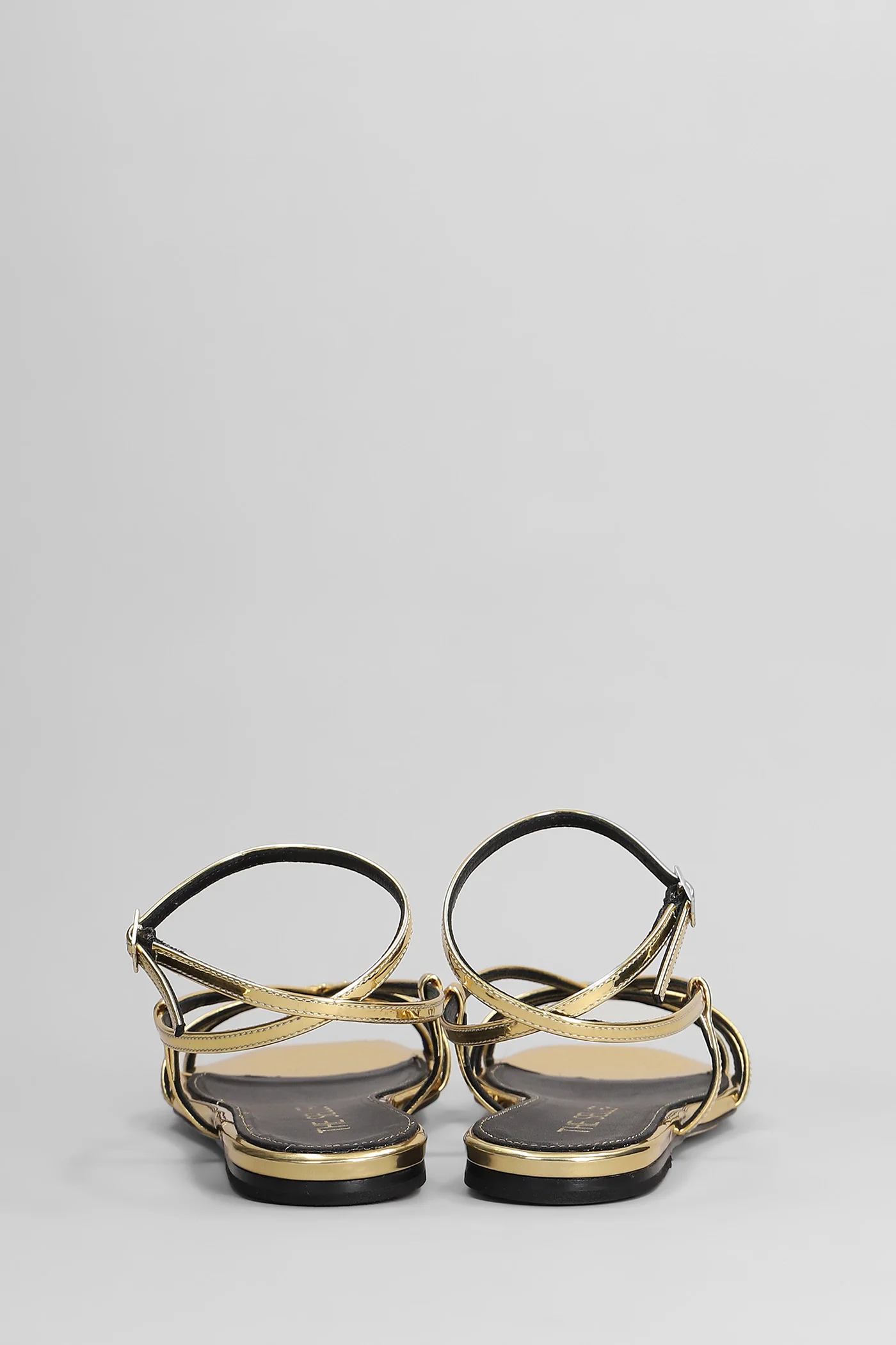 Flats in gold leather - Image 4