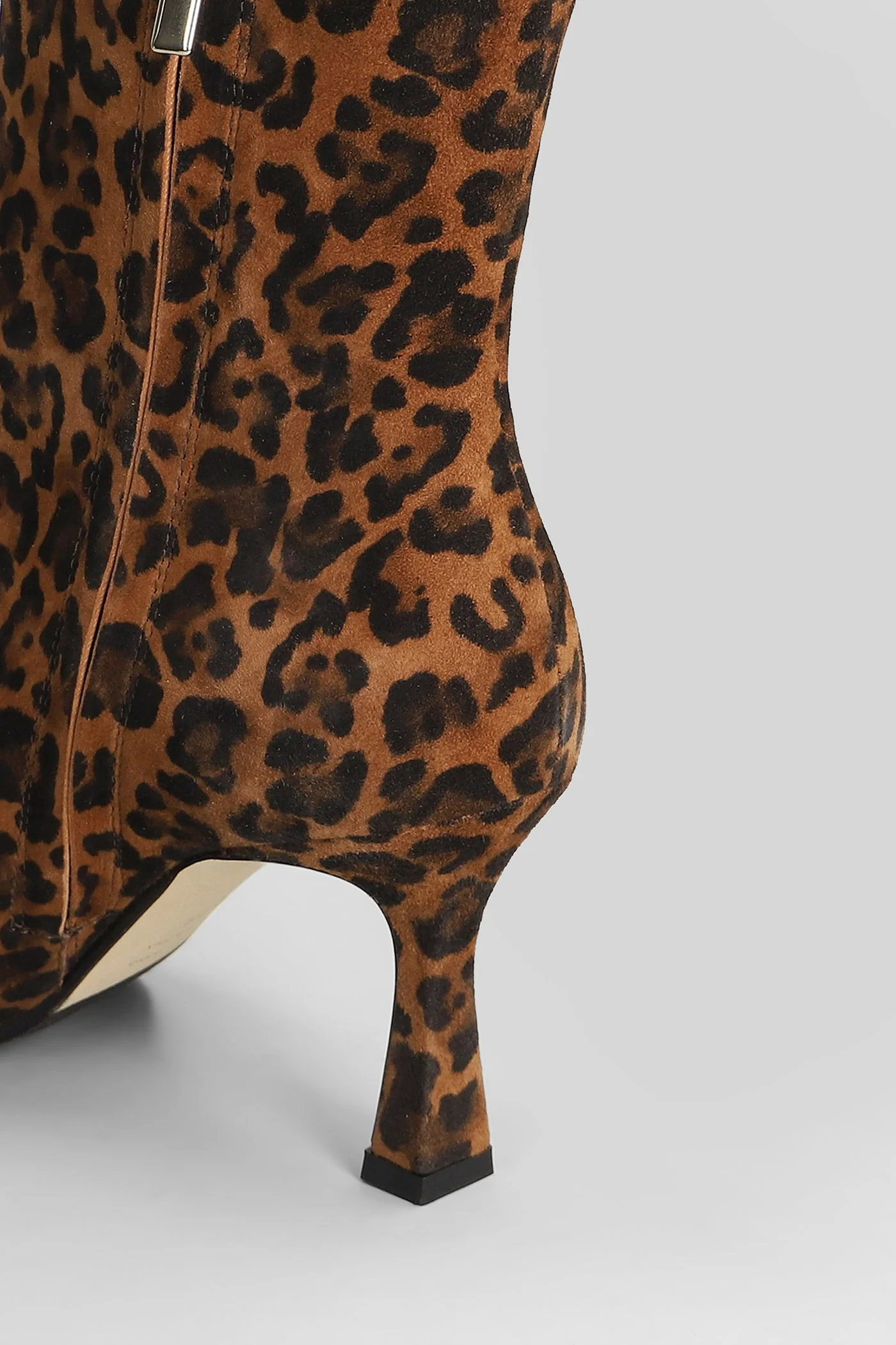 High heels Ankle boots in Animalier suede - Image 5