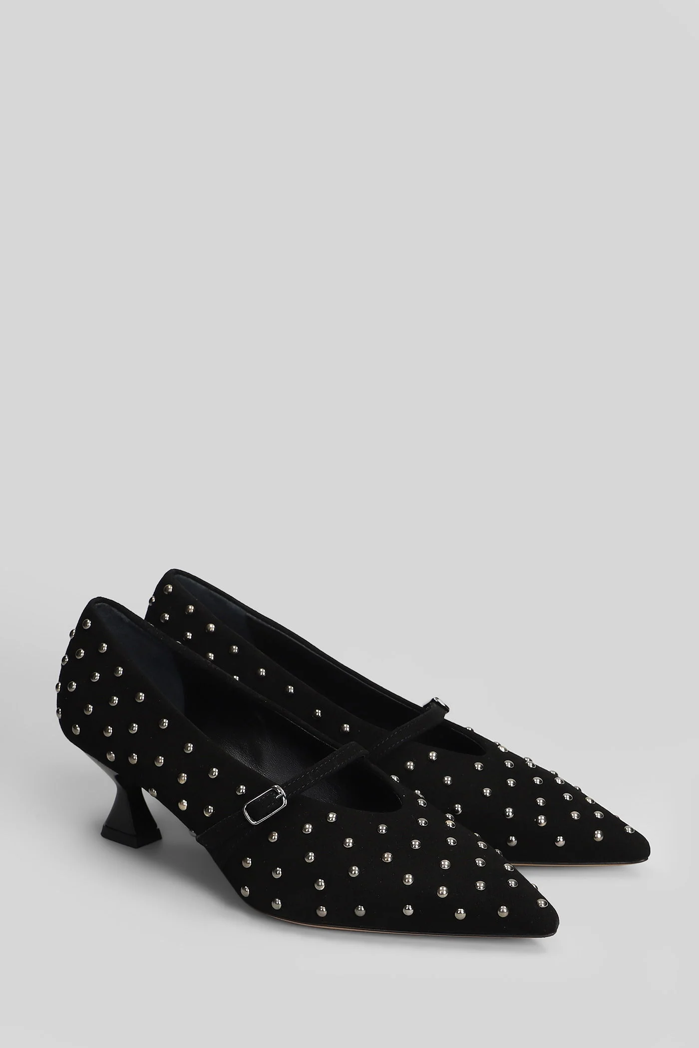 Pumps in black suede - Image 2