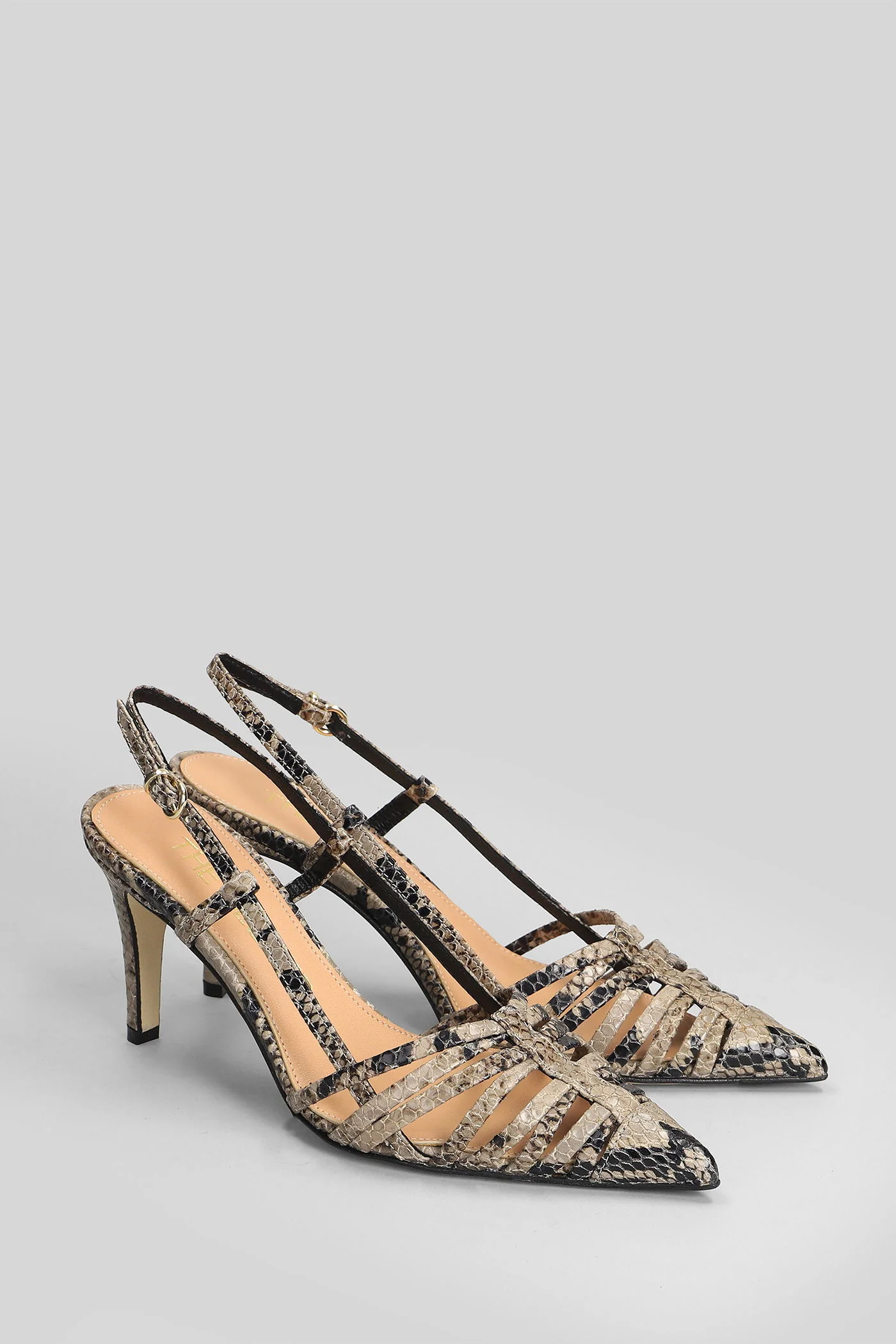 Pumps in python print leather - Image 2