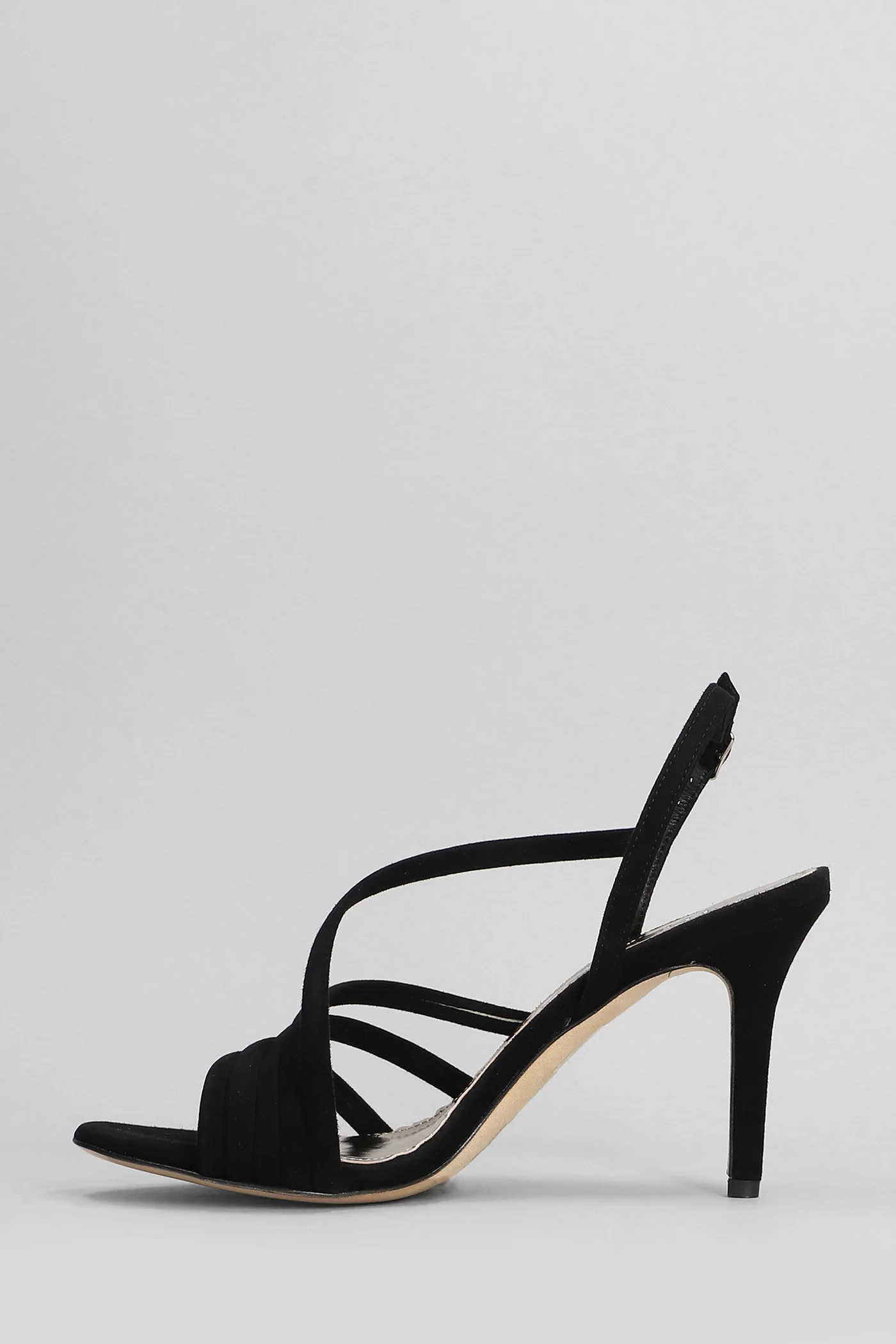 Sandals in black suede - Image 3