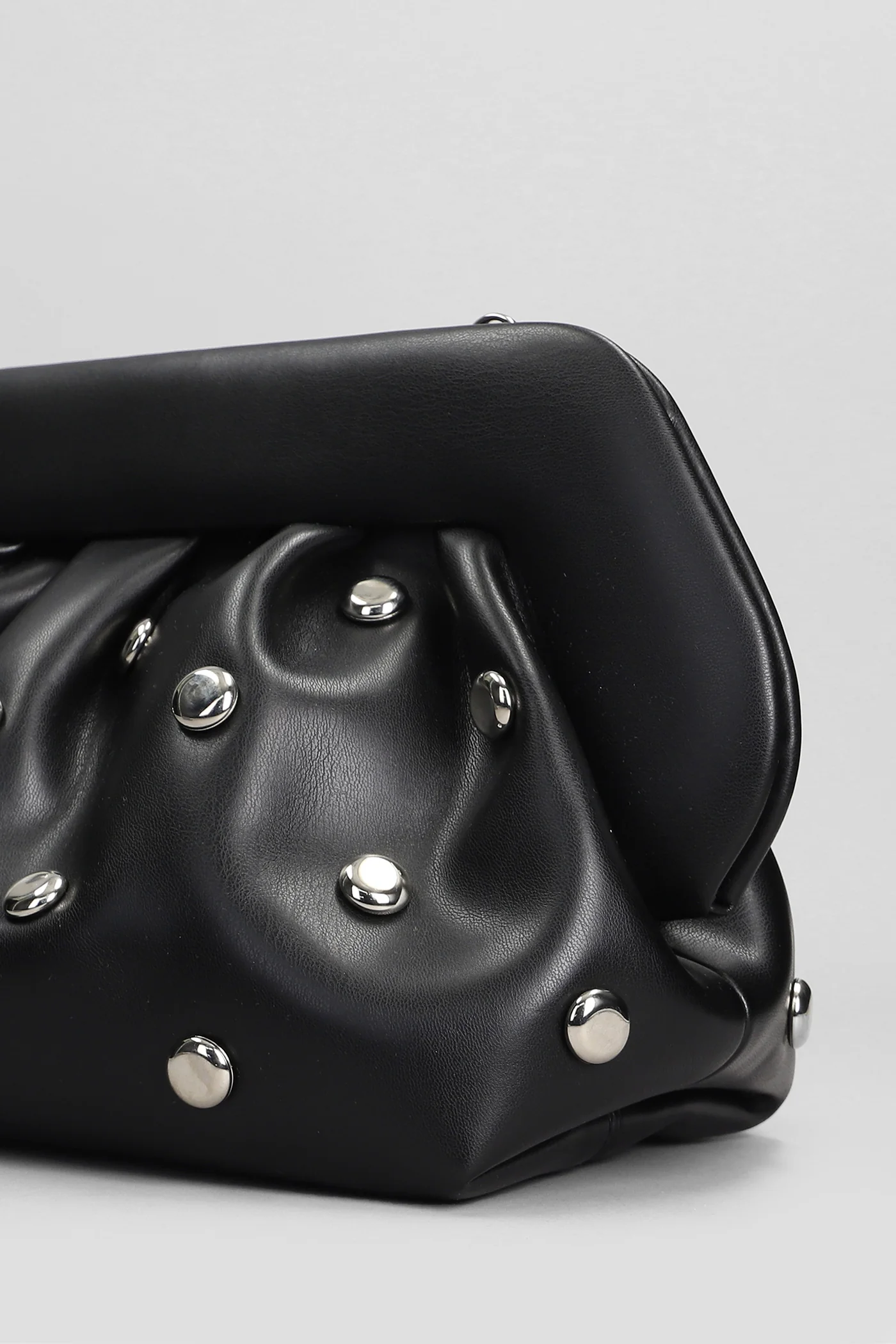 Bios Beads Clutch in black faux leather - Image 4