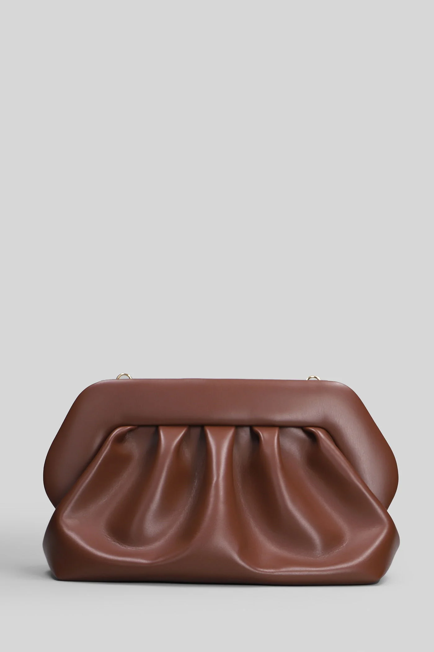 Bios Clutch in brown faux leather - Image 3