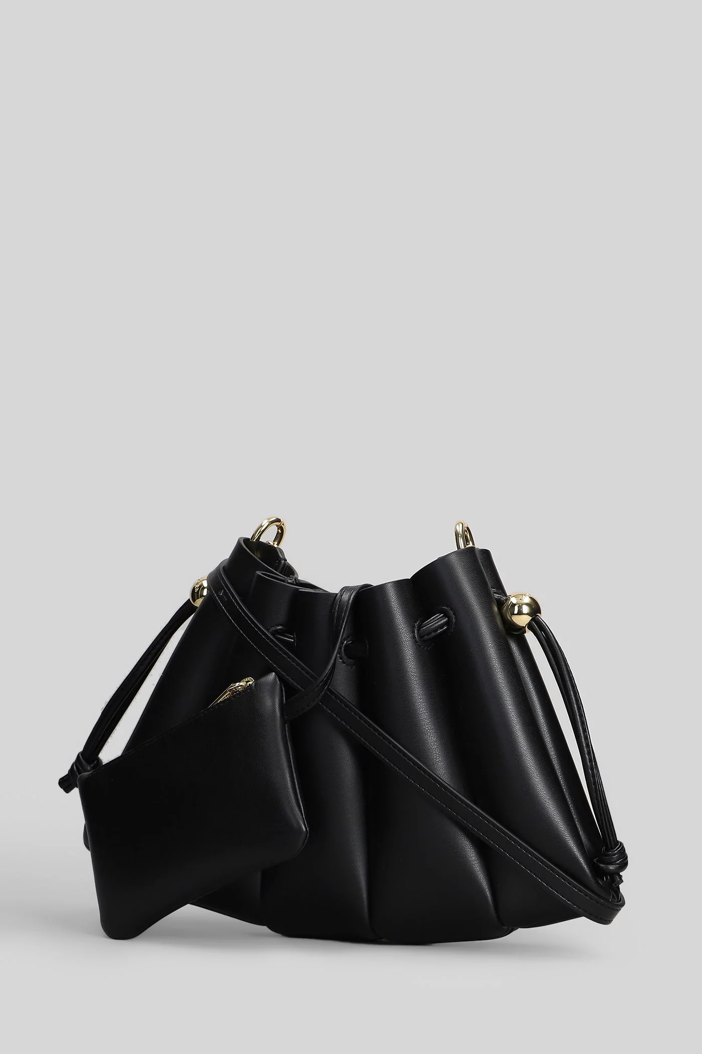 Calipso Crossbody Shoulder bag in black faux leather - Image 2
