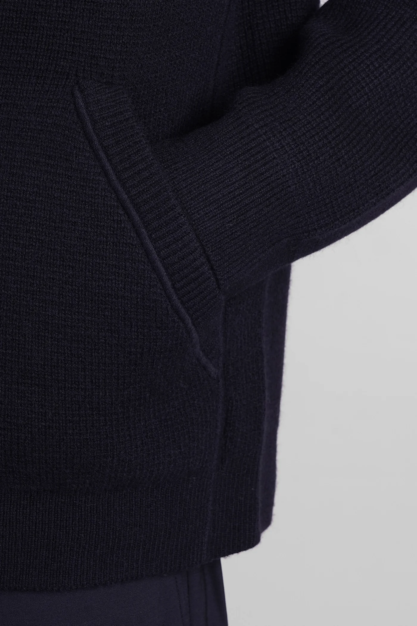 Casual jacket in blue cashmere - Image 55