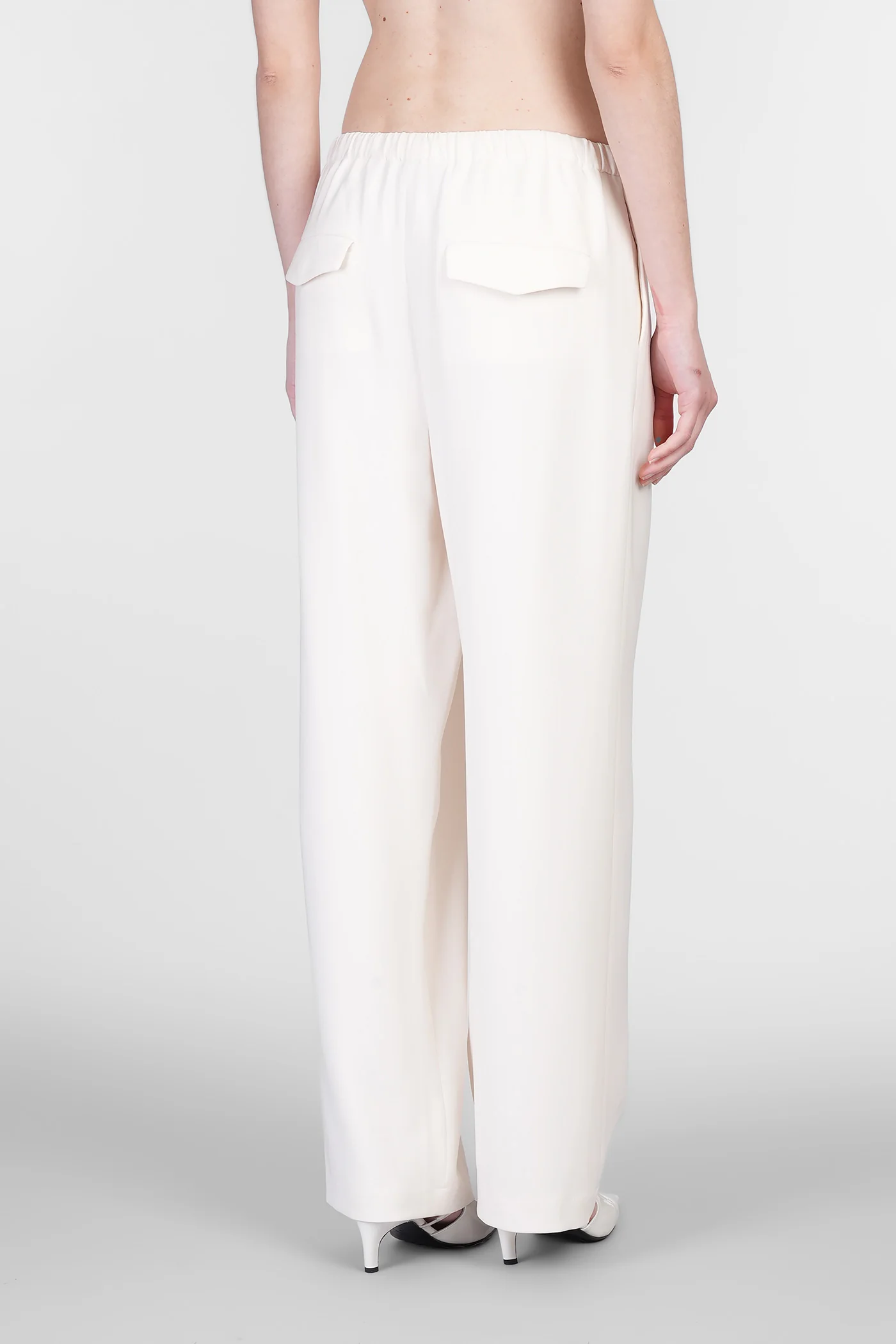 Pants in beige Triacetate - Image 3