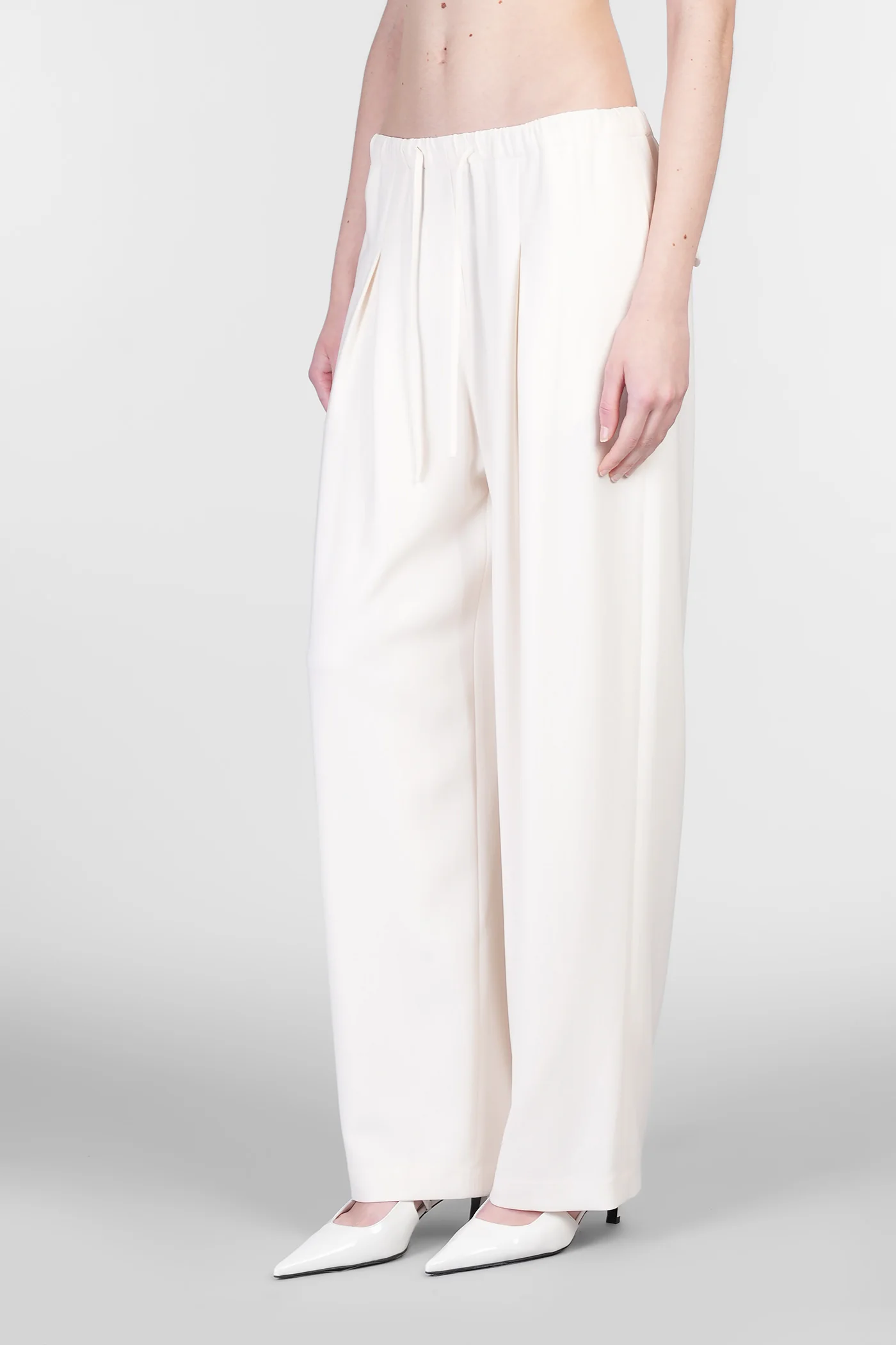 Pants in beige Triacetate - Image 4