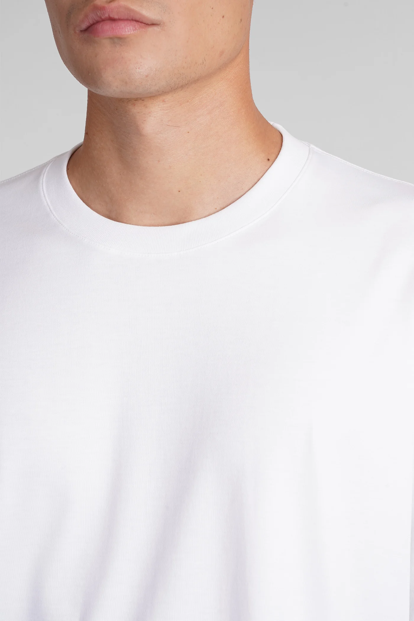 T-Shirt in white cotton - Image 5
