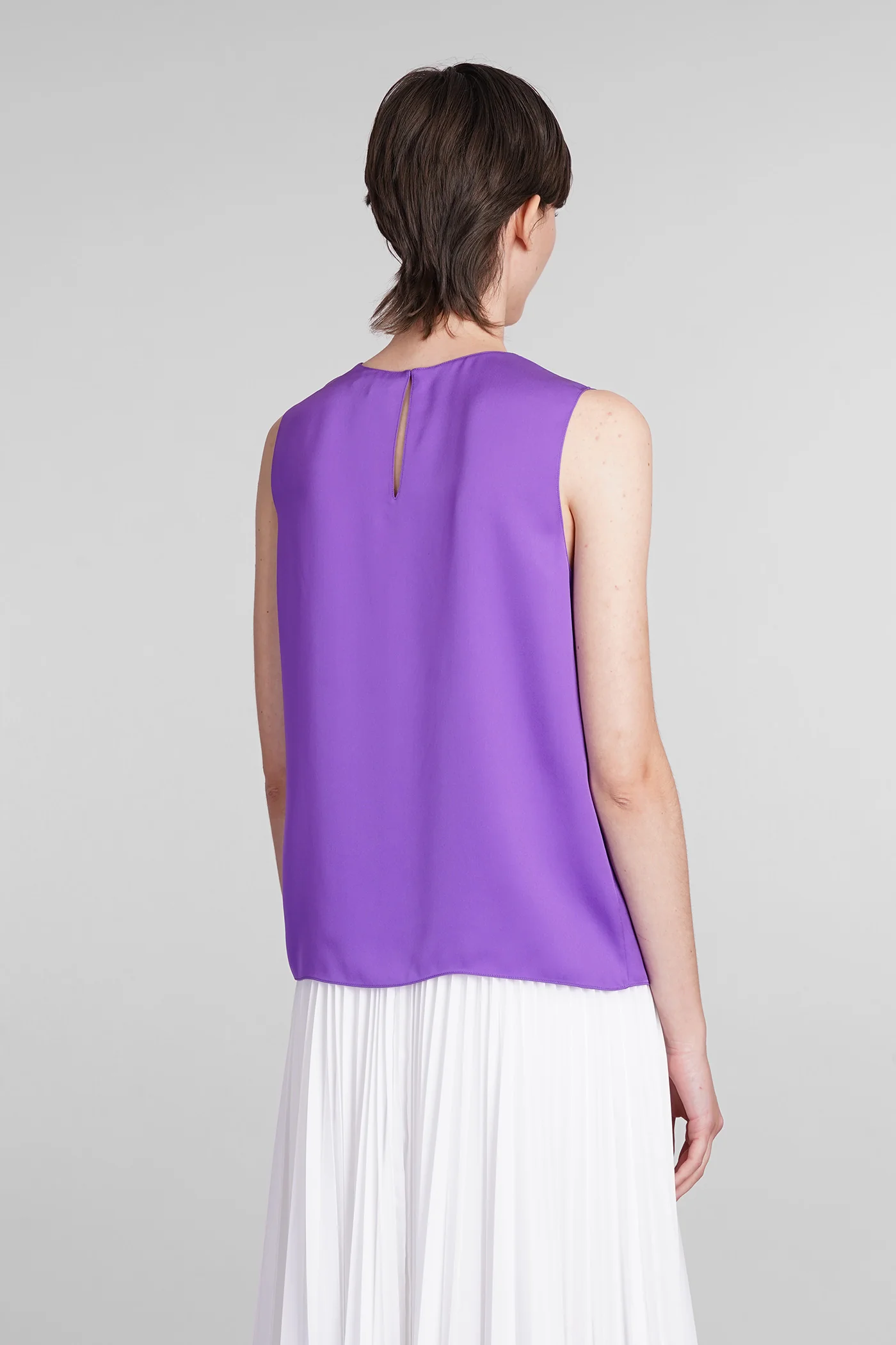 Topwear in Viola silk - Image 3