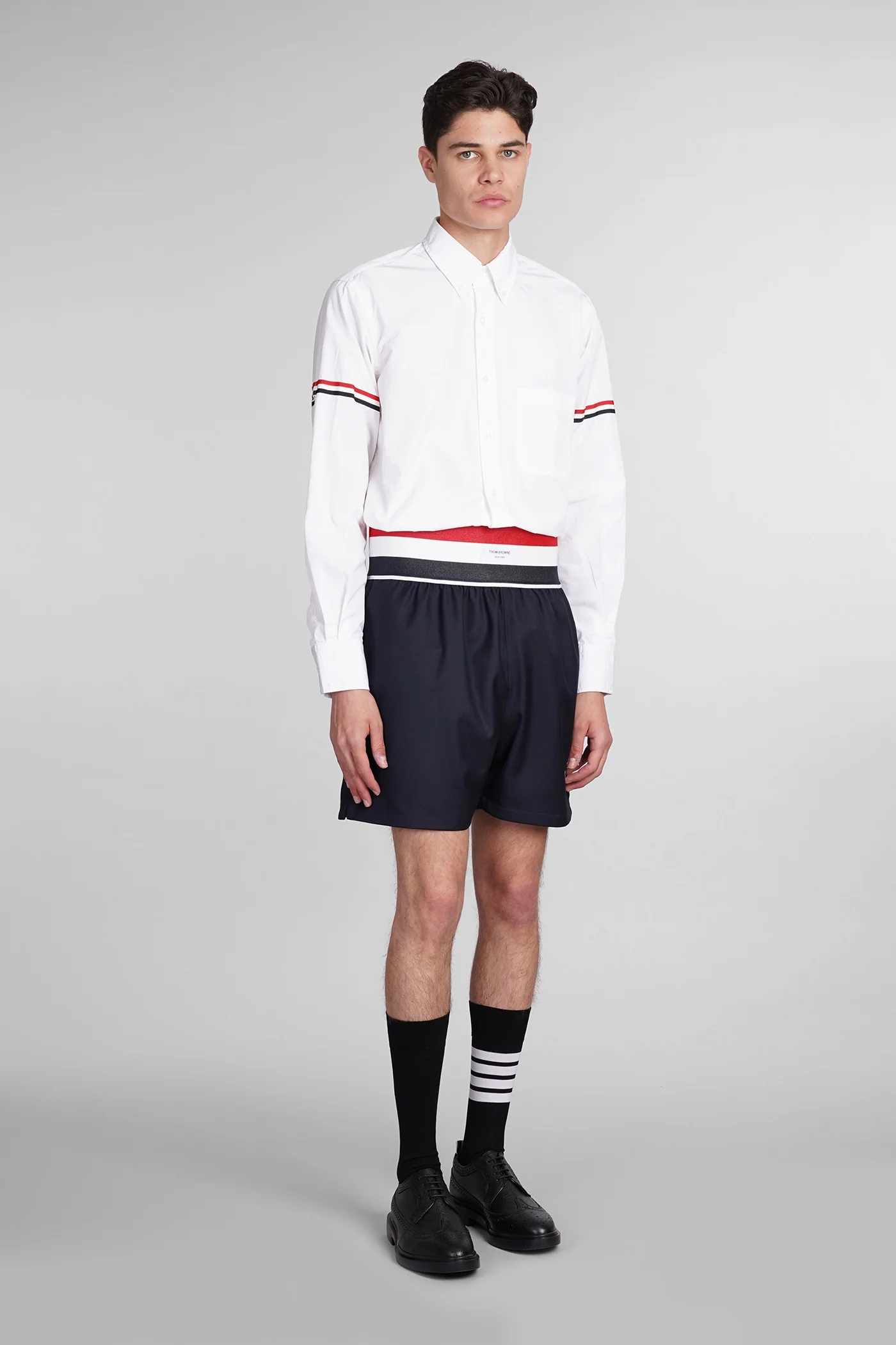 Shorts in blue wool - Image 2