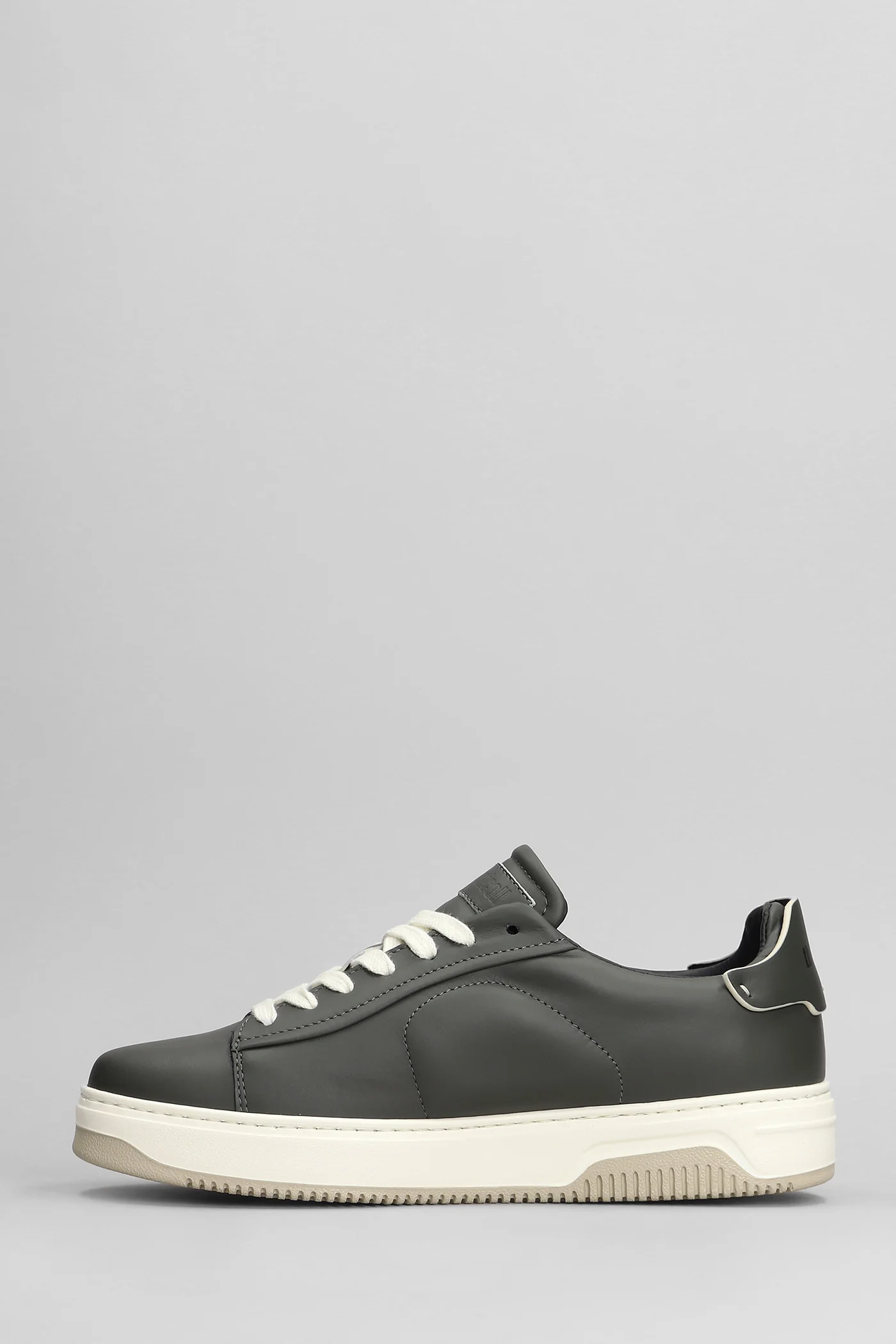Sneakers in green leather - Image 3