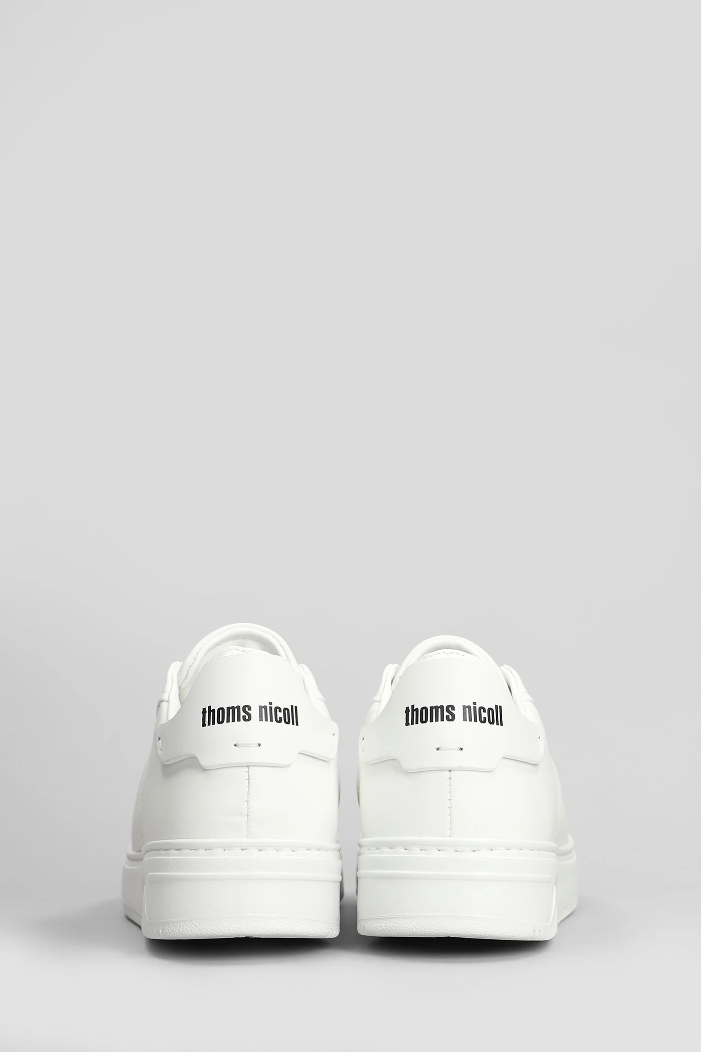 Sneakers in white leather - Image 4