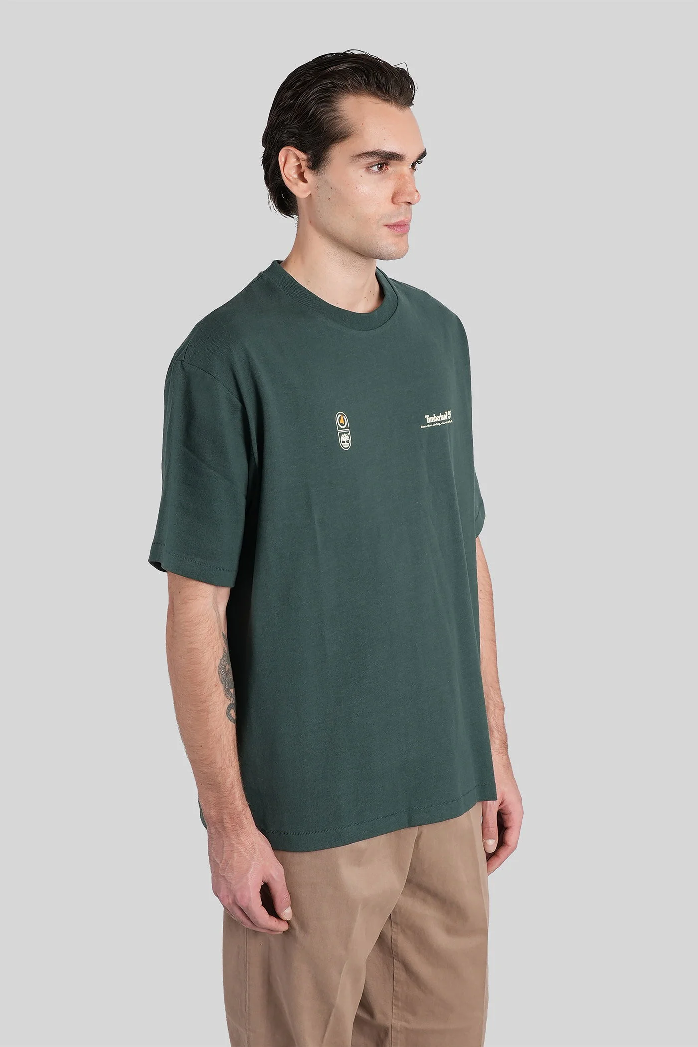 Journey T-Shirt in green cotton - Image 4