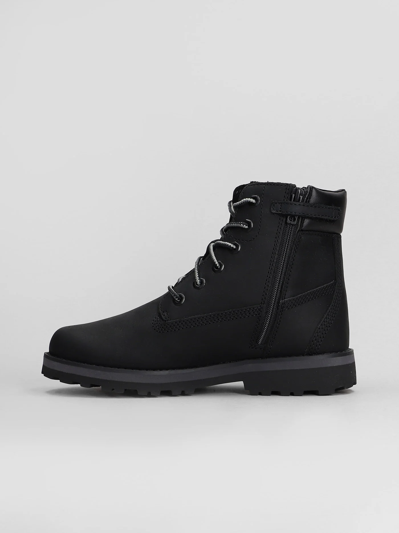 Courma Mid Lace Boot Combat boots in black nubuck - Image 3