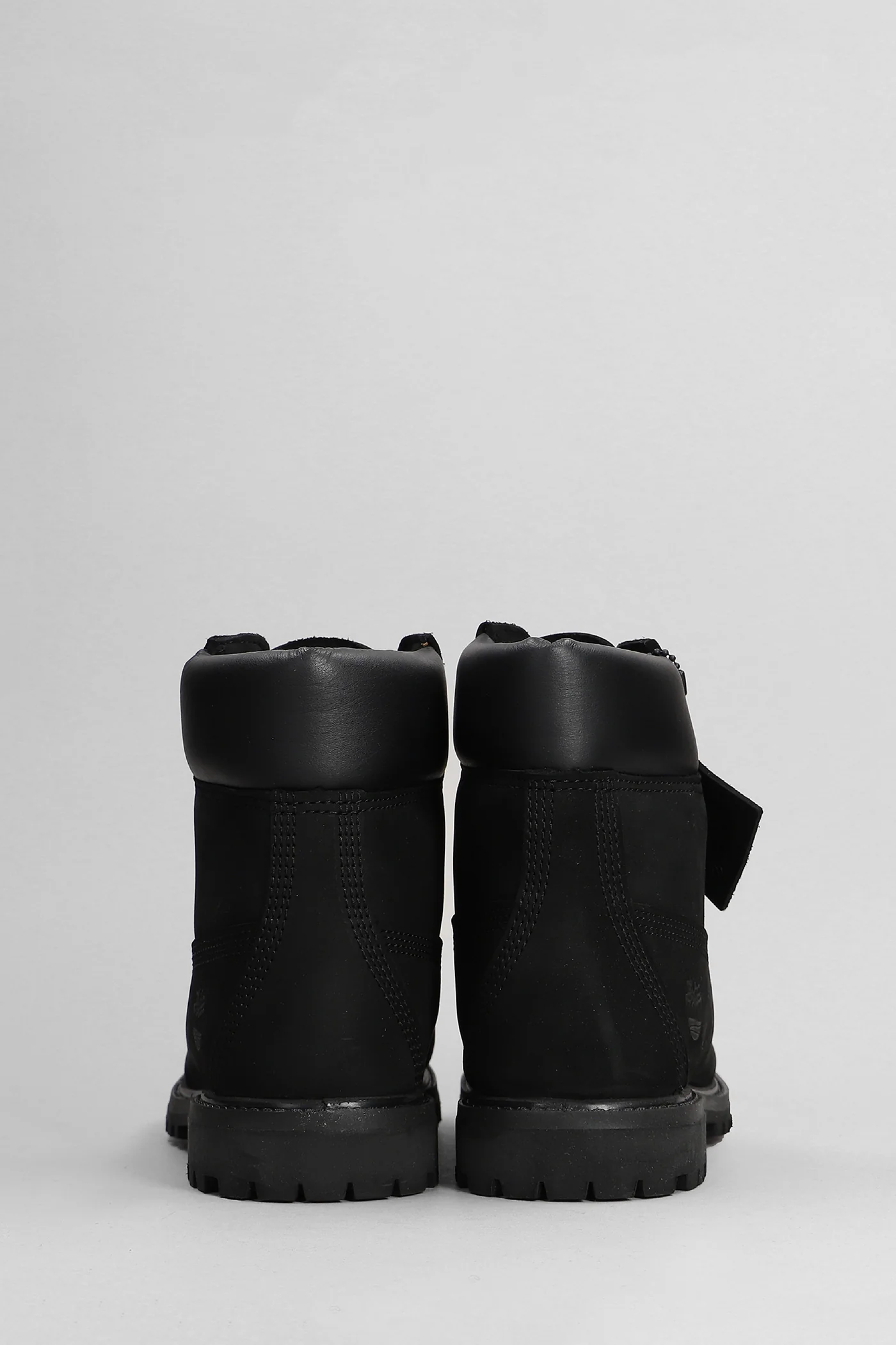 Premium 6 In Lace Combat boots in black nubuck - Image 39