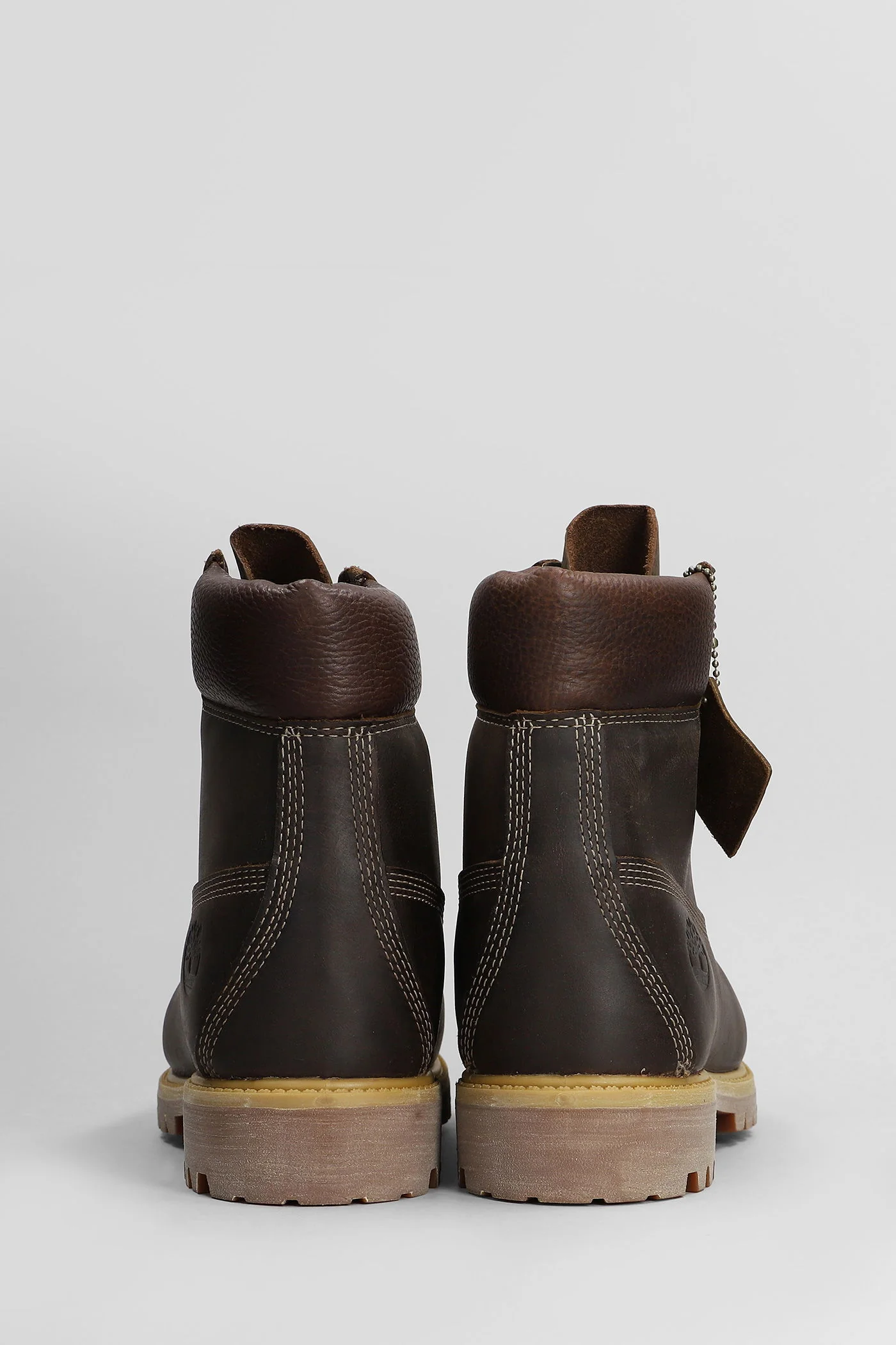 Premium 6 In Lace Combat boots in brown nubuck - Image 4