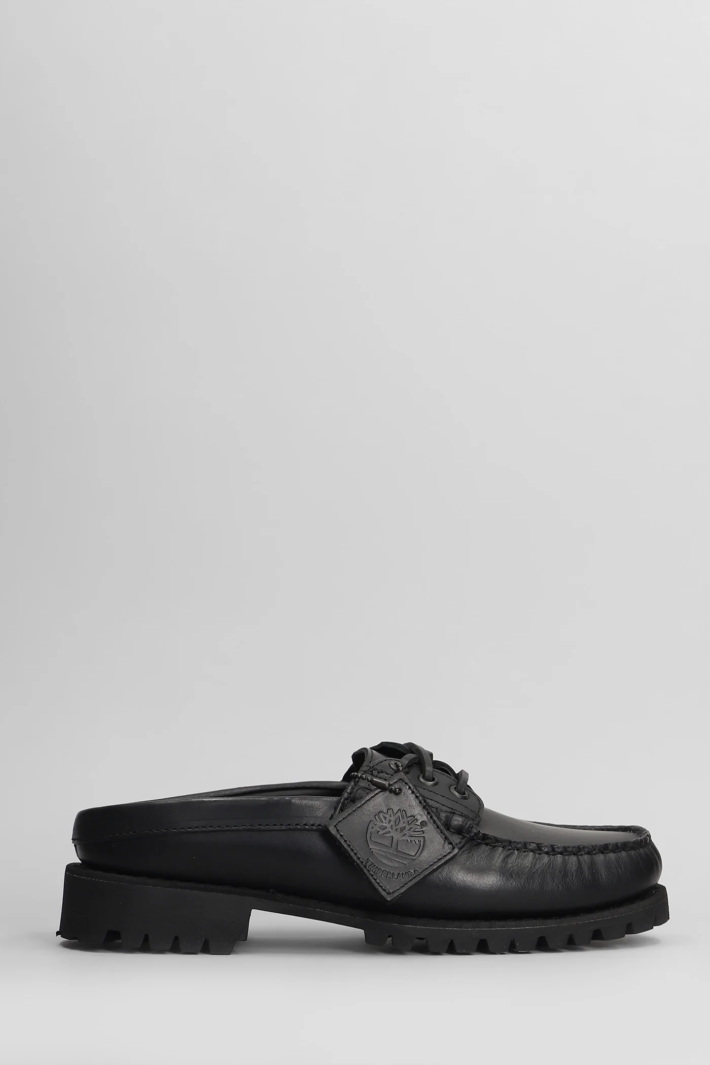Vibr Mule Slipper-Mule in black leather
