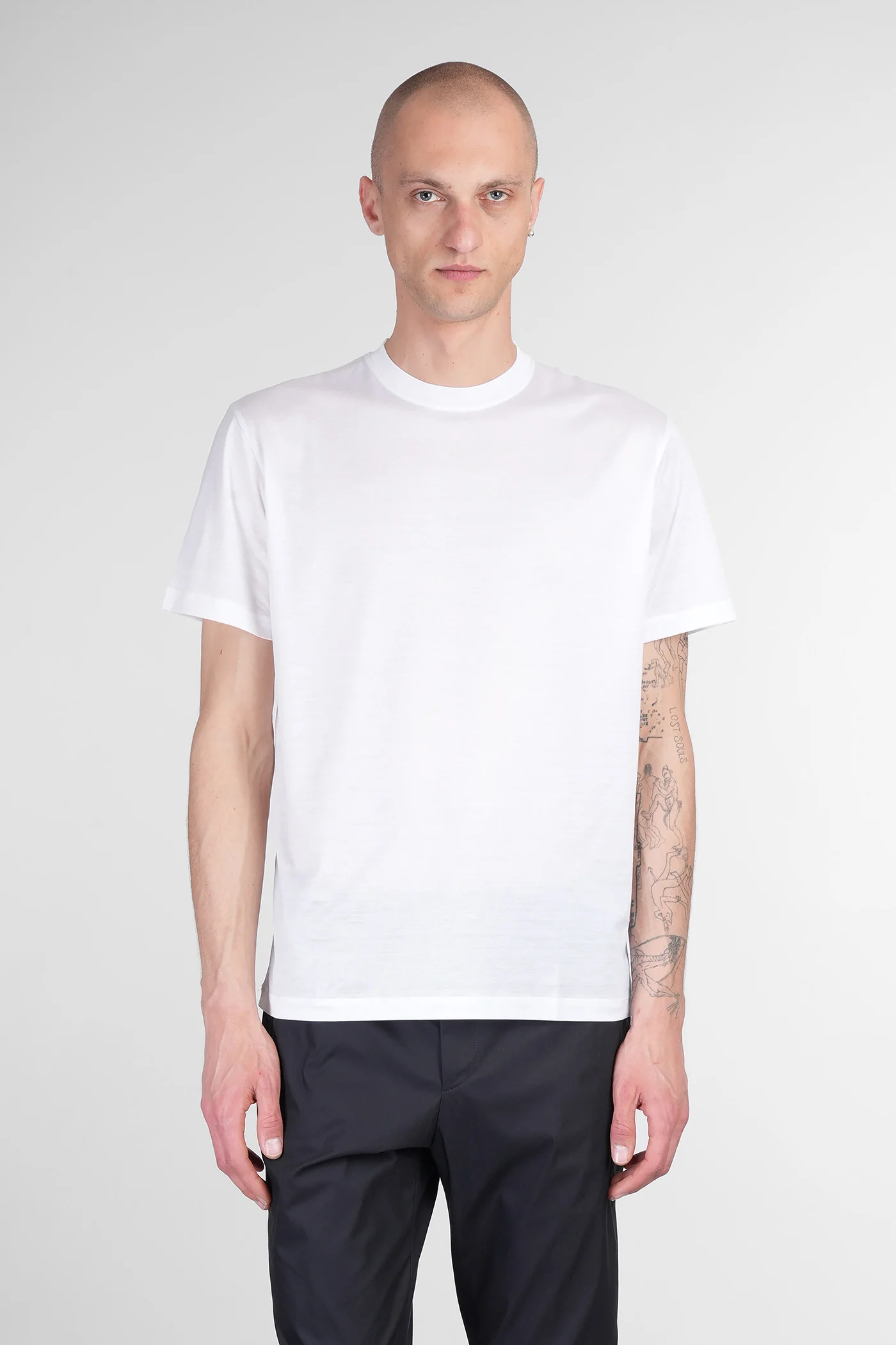 T-Shirt in white cotton