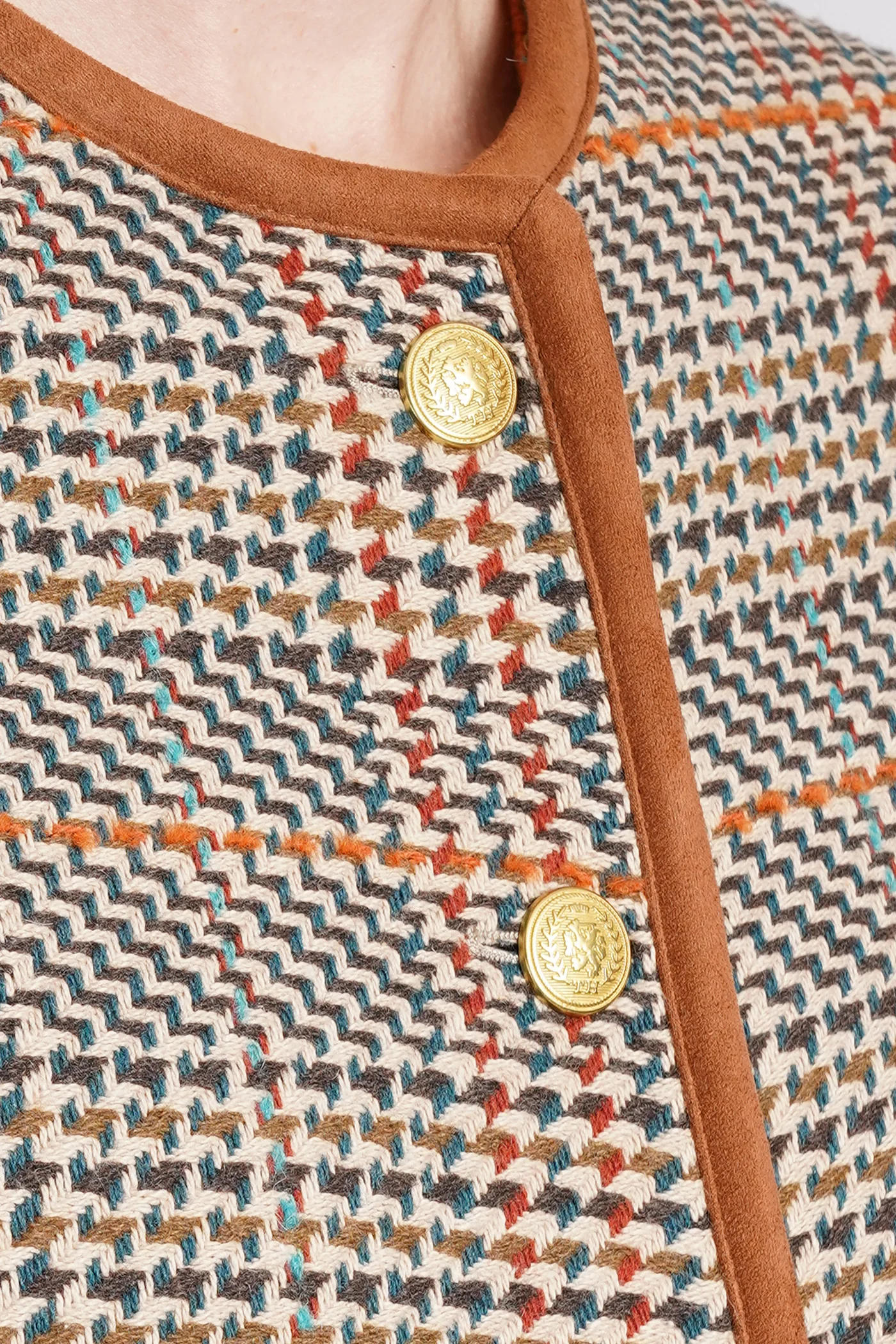 Casual jacket in multicolor wool - Image 5