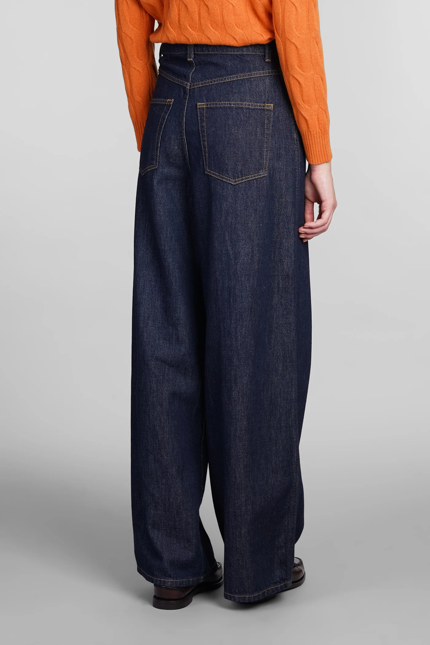 Jeans in blue cotton - Image 3