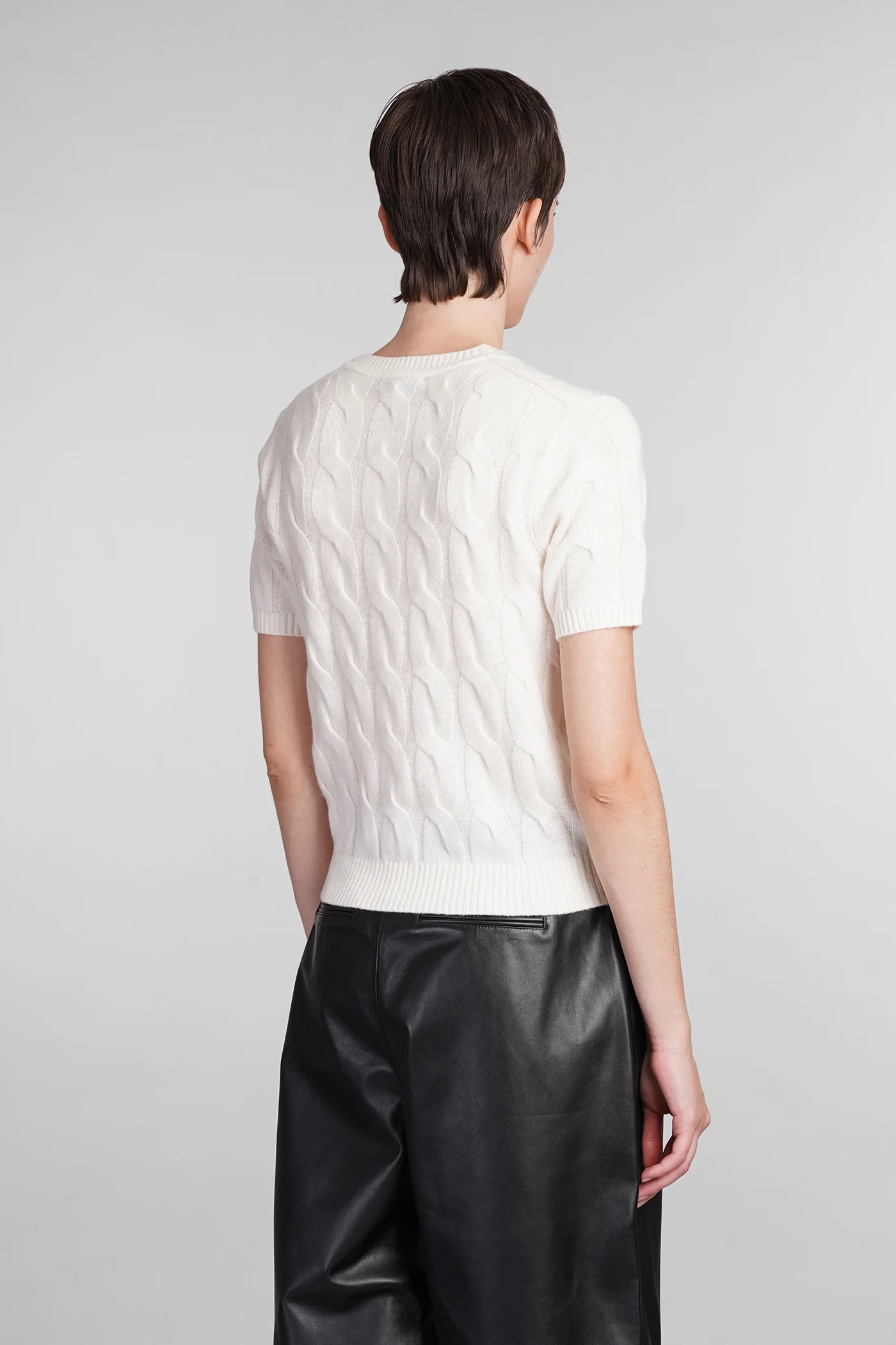 Knitwear in beige wool - Image 3
