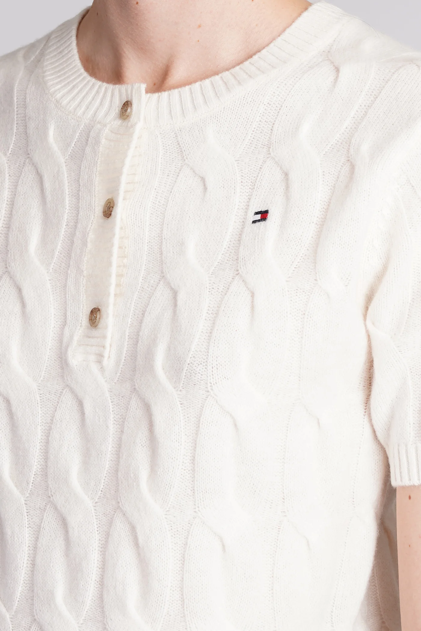Knitwear in beige wool - Image 5
