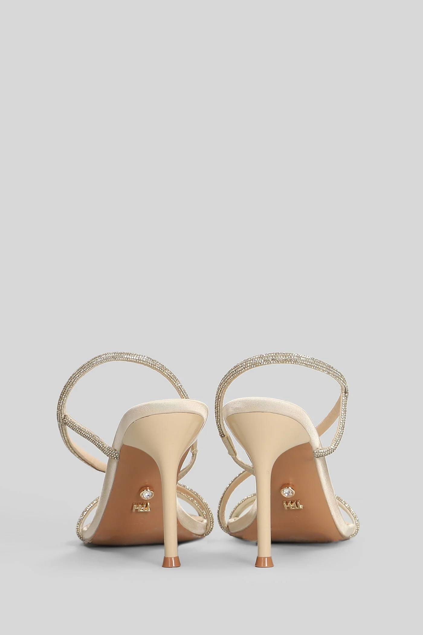 Flamenco Sandals in gold leather - Image 4