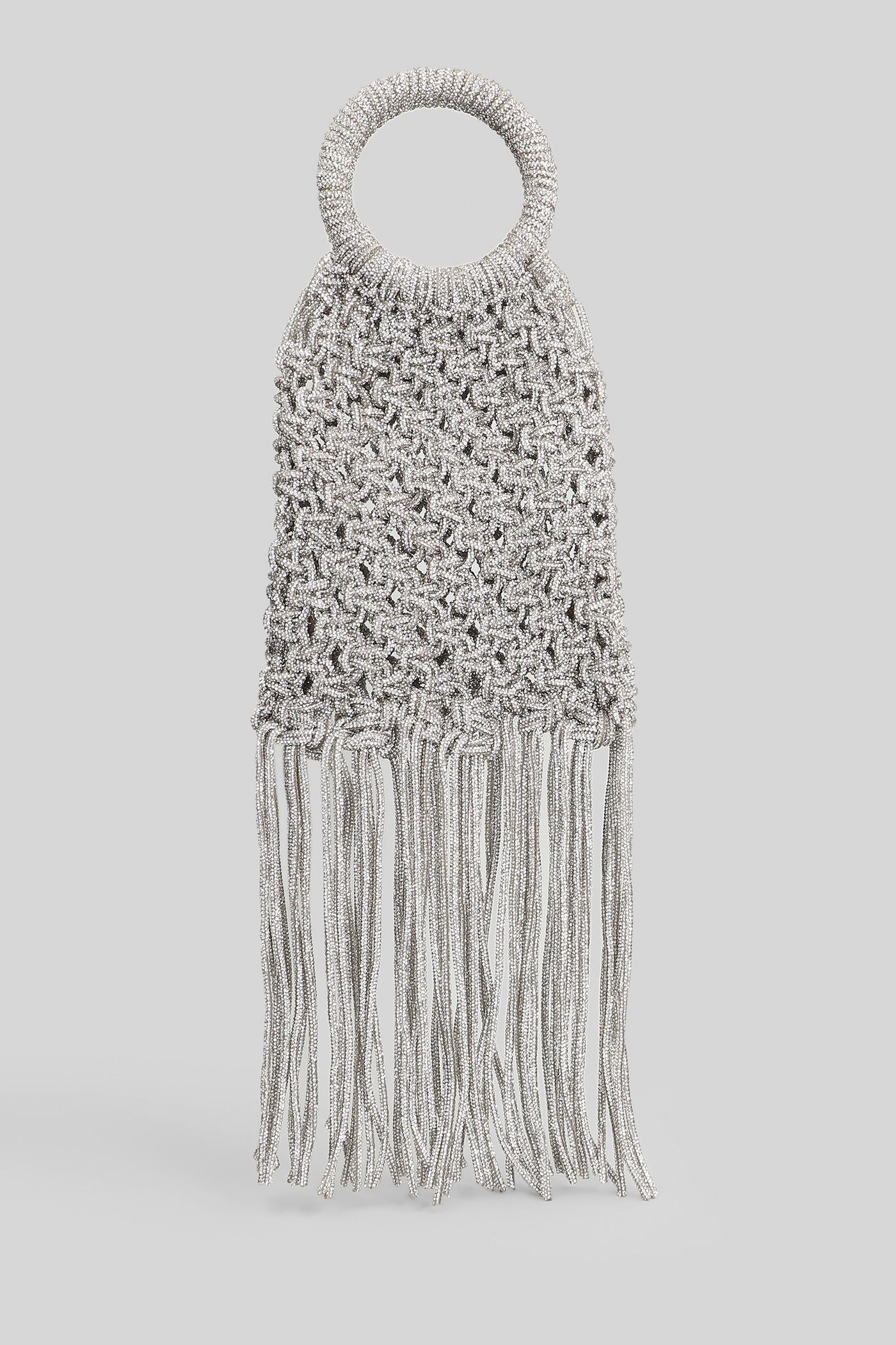 Maronti Hand bag in silver polyester