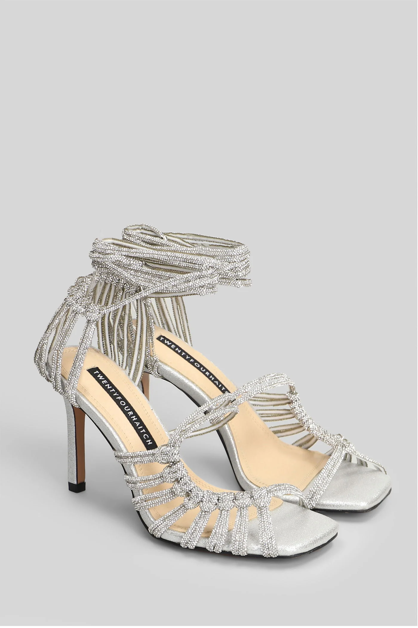 Molì Sandals in silver leather - Image 2