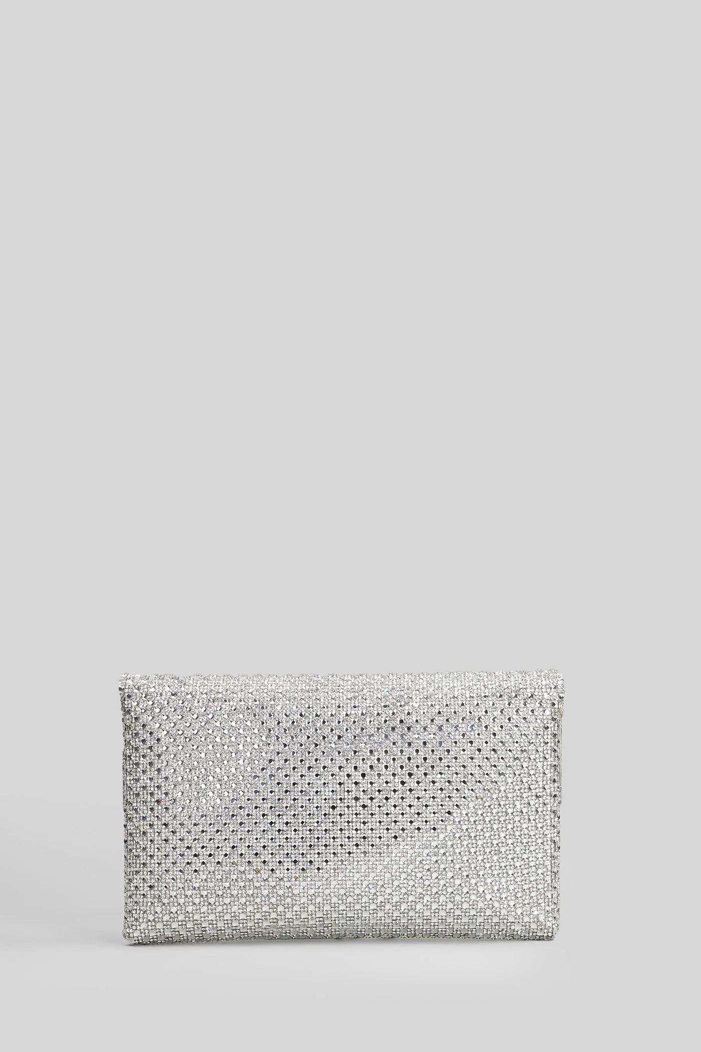 Morna Clutch in silver leather - Image 2